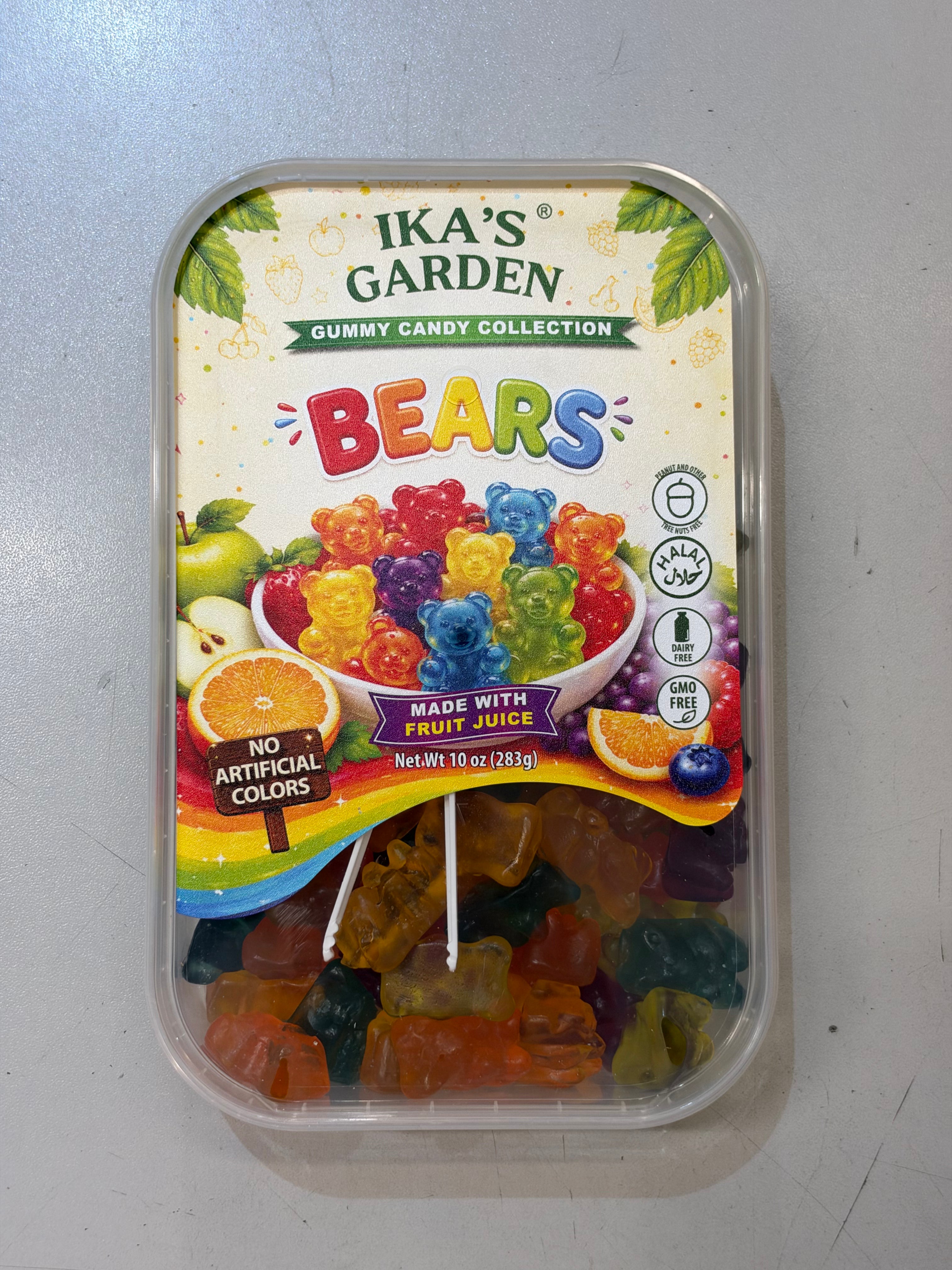 Ika’s Garden Gummy Bears (283g) (Gluten Free!)
