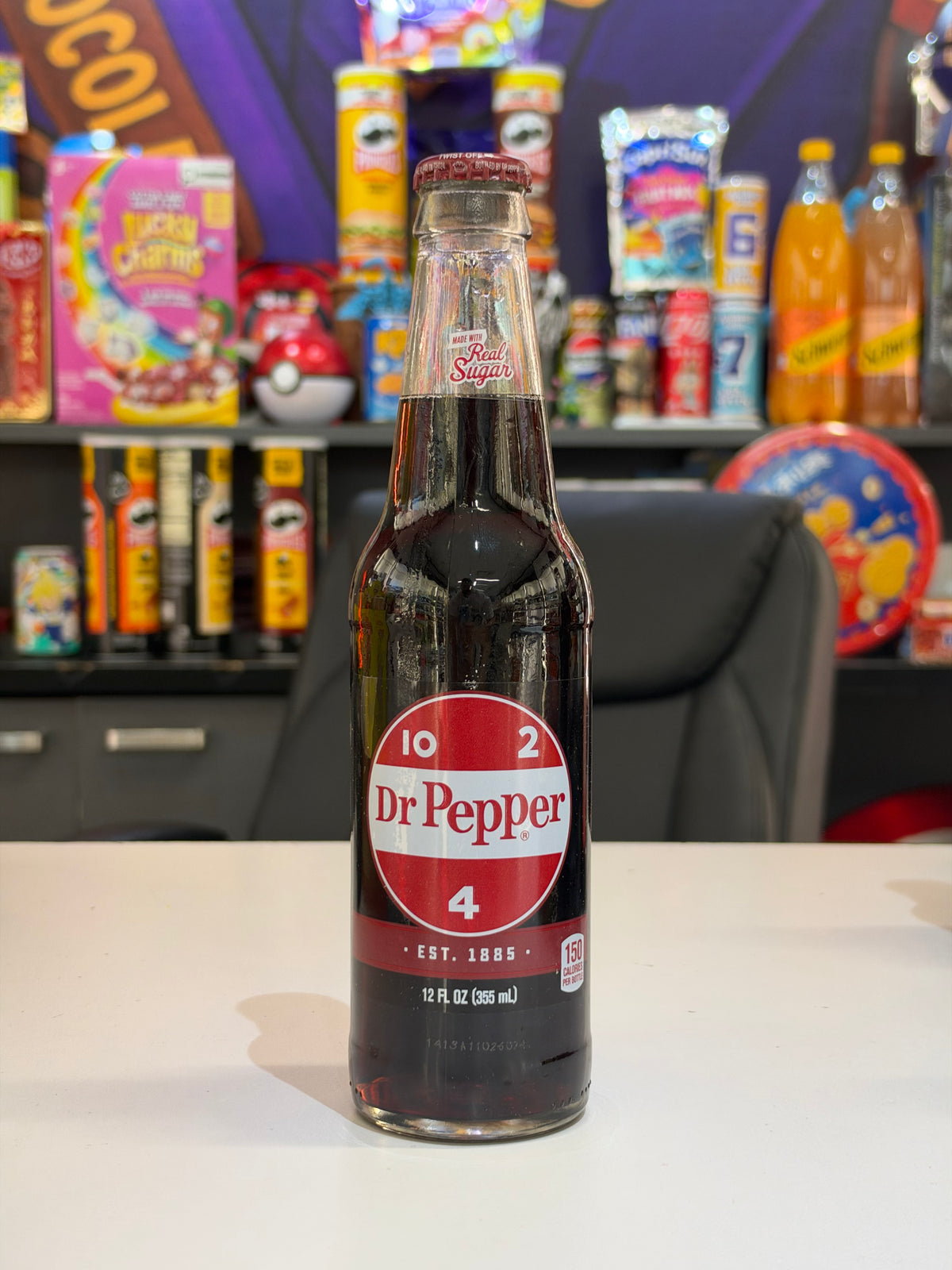 Dr. Pepper Real Sugar Glass Bottle (12oz)