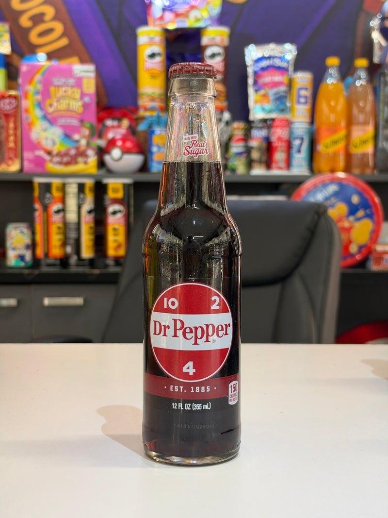 Dr. Pepper Real Sugar Glass Bottle (12oz)