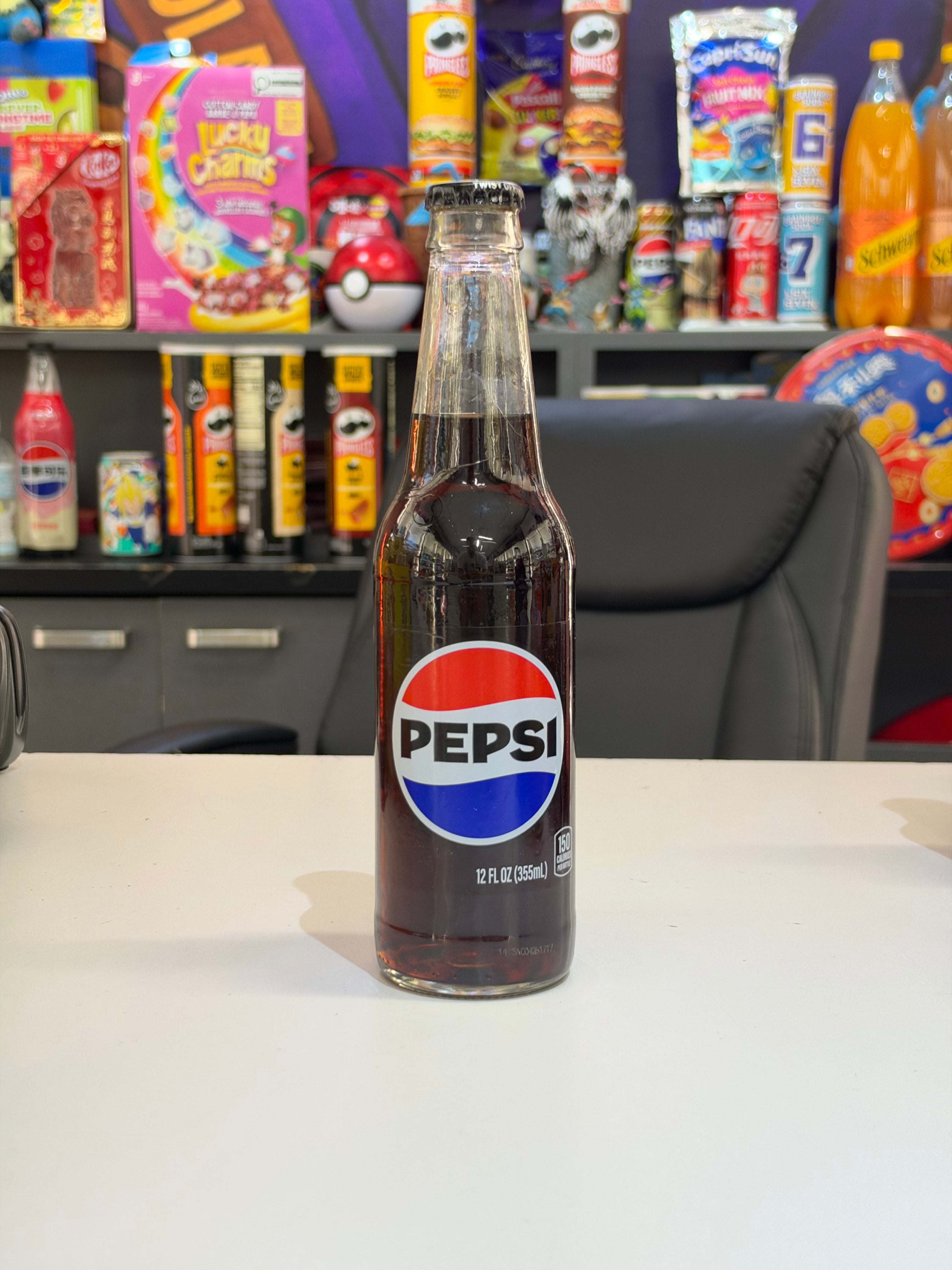 Pepsi Real Sugar Glass Bottle (12oz)