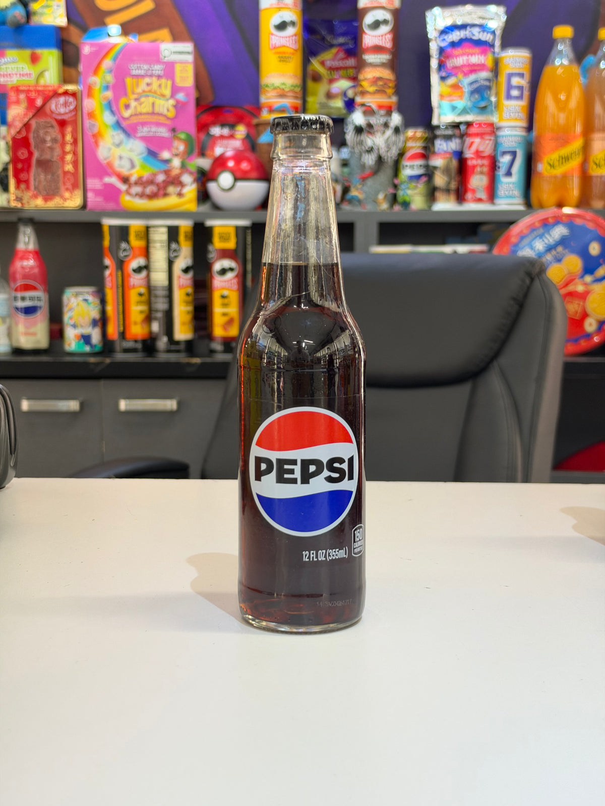 Pepsi Real Sugar Glass Bottle (12oz)
