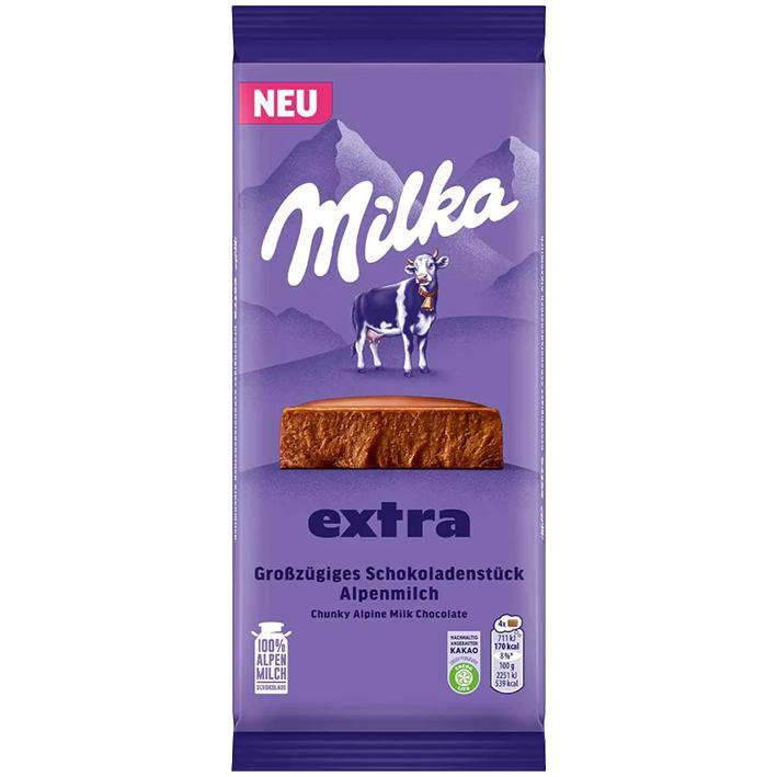 Milka Extra Alpine Milk Chocolate (190g)