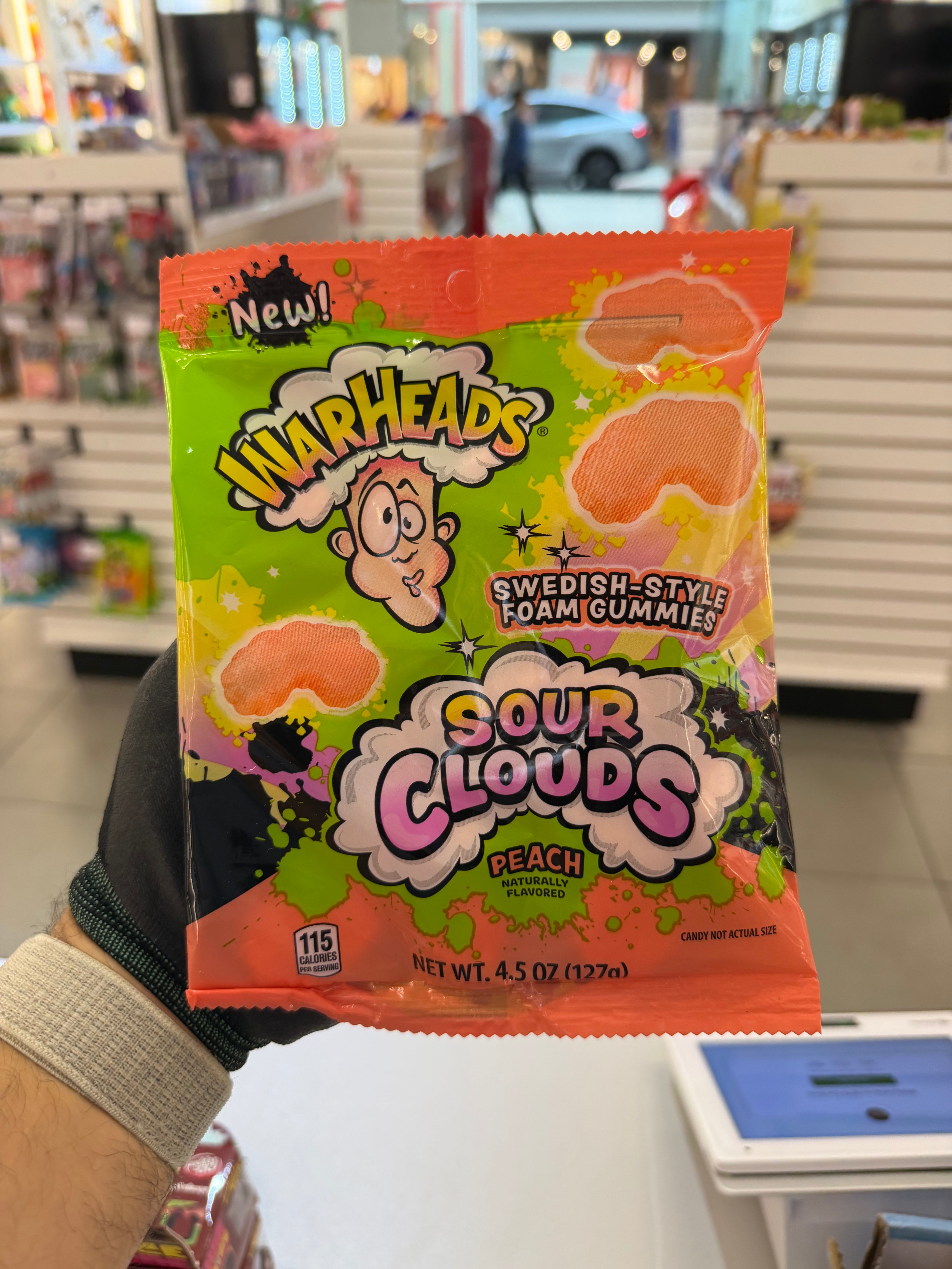 Warheads Sour Clouds Peach (85g)