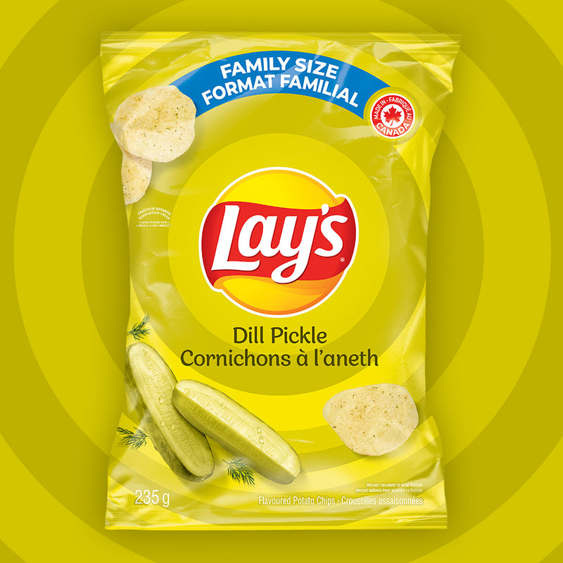 Lay’s Dill Pickle (235g) (Gluten Free)