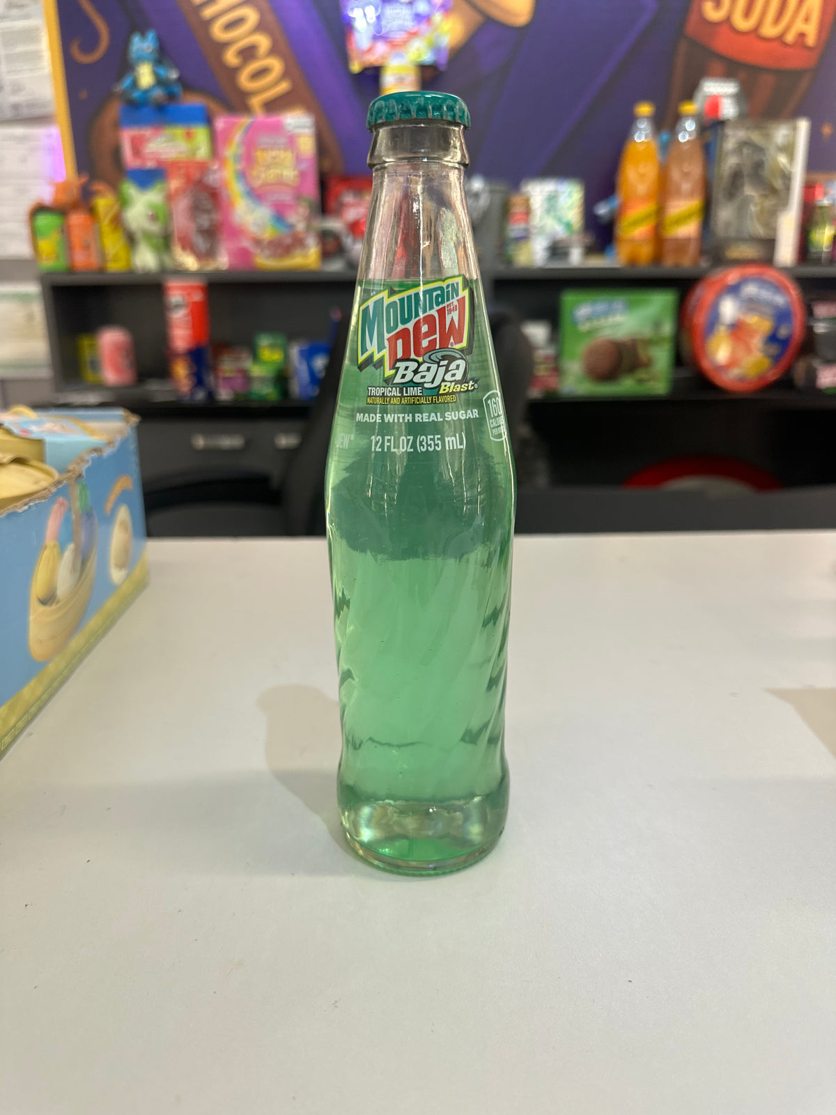 Mountain Dew Baja Blast Glass Bottle (12oz)