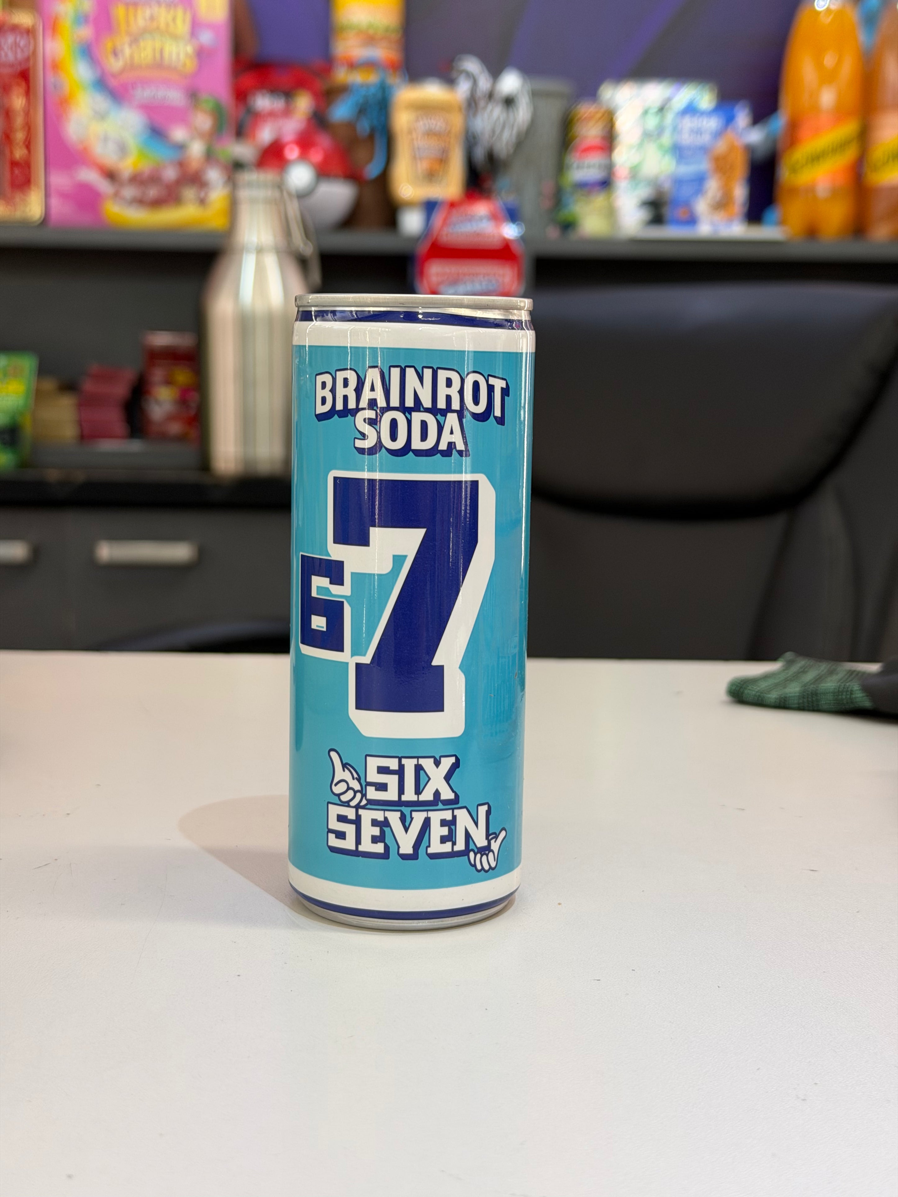 Brainrot 6 7 Soda Blue Zero Sugar (250ml)
