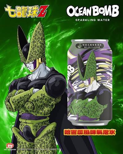 Ocean Bomb Perfect Cell Melon Soda (330ml)