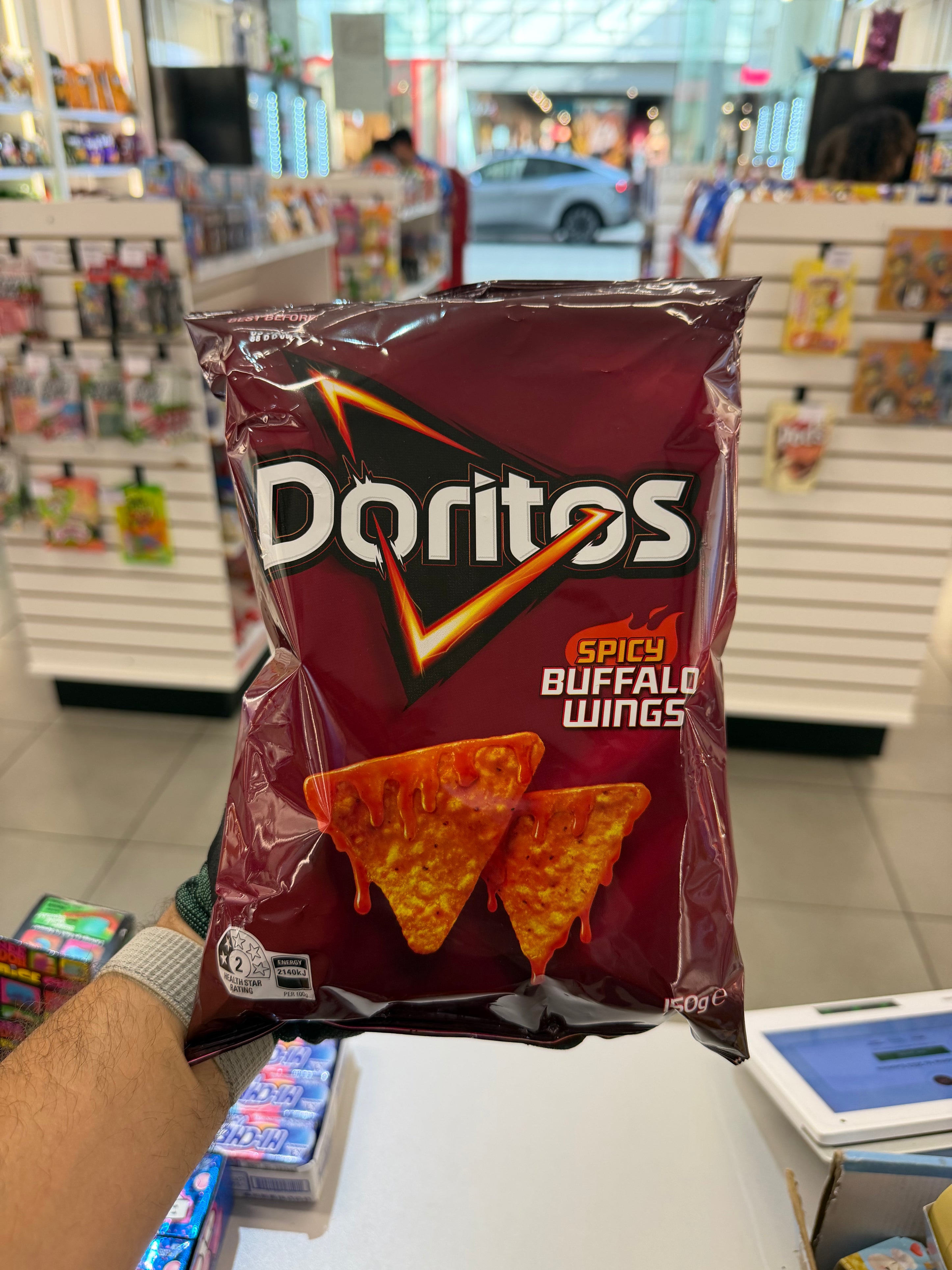 Doritos Spicy Buffalo Wings (150g) No Red 40!