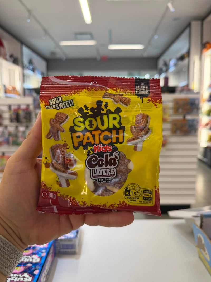 Sour Patch Kids Layers Cola (80g) No Red 40!