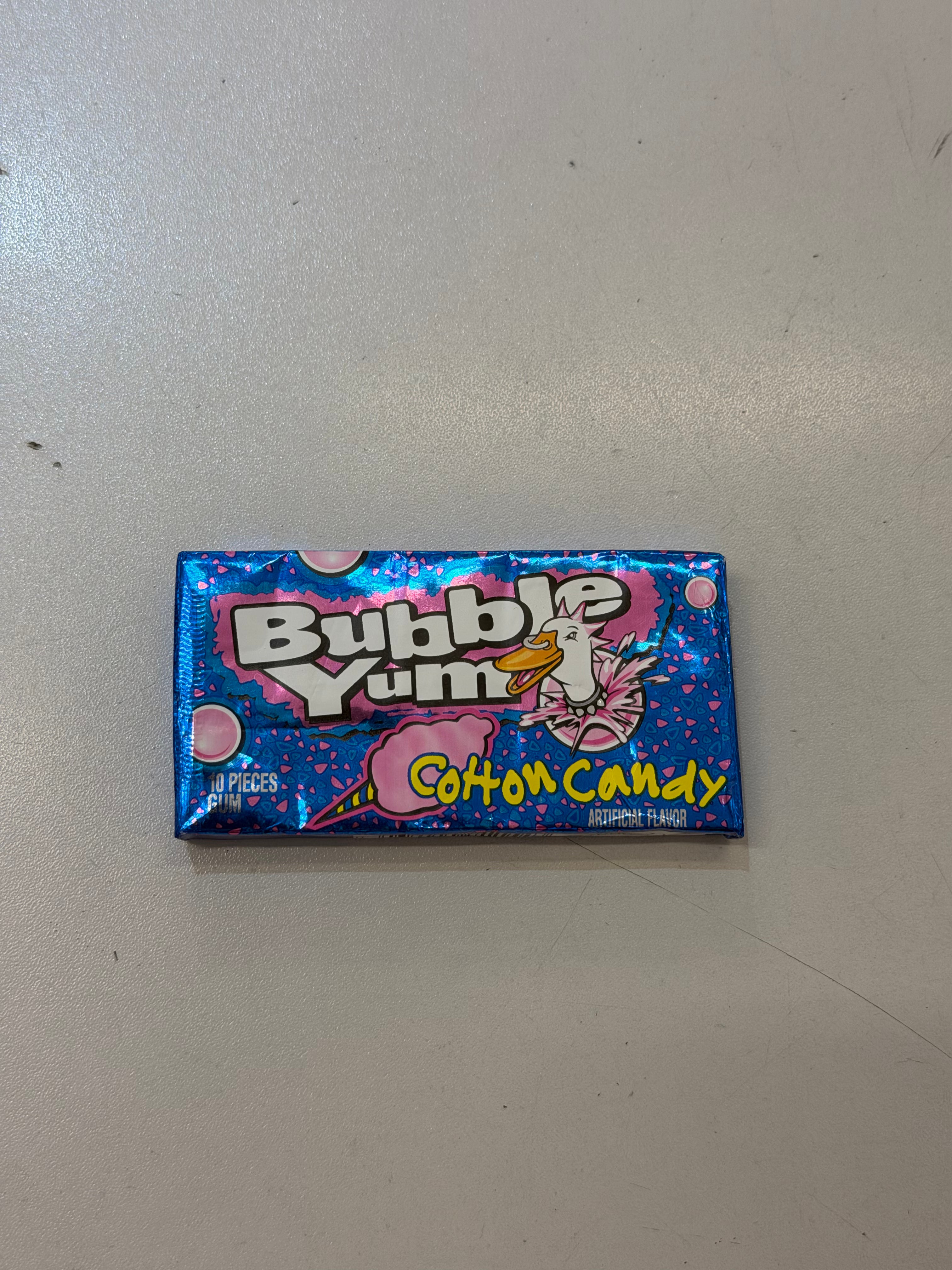 Bubble Yum Cotton Candy Gum (10 Pieces)