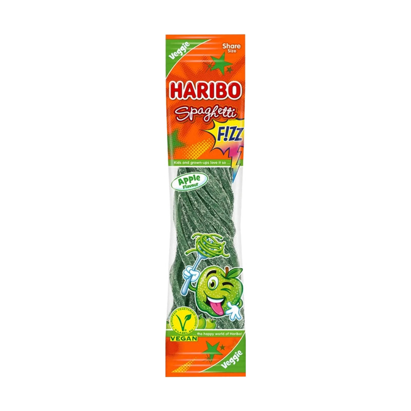 Haribo Sour Spaghetti Apple (200g) VEGAN!