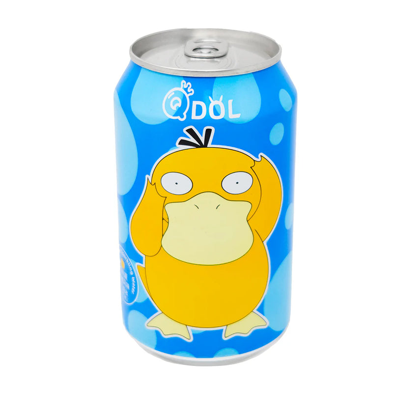 QDOL Pokemon Sparkling Water Psyduck Grape Flavored (11.16 Fl Oz)