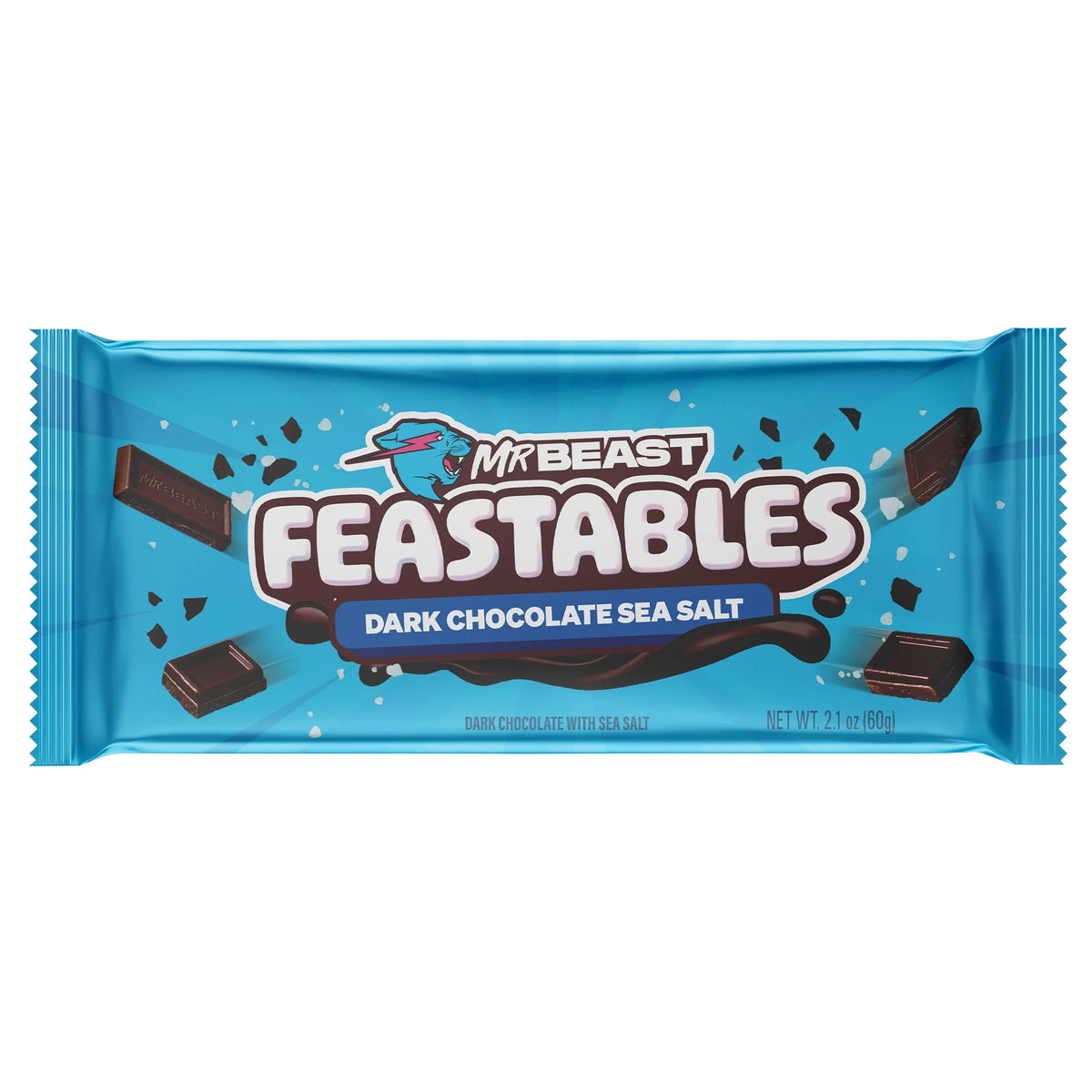Feastables Mr Beast Bar Dark Chocolate Sea Salt (60g)