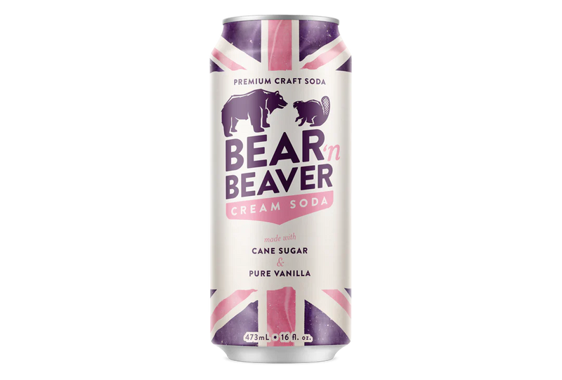 Bear'n Beaver Cream Soda Cane Sugar (16oz)