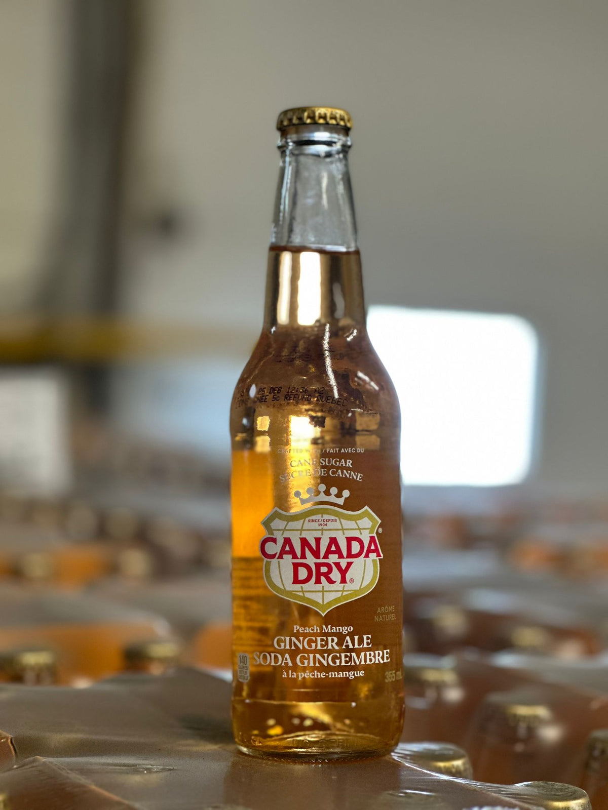 Canada Dry CANE SUGAR Peach Mango Soda