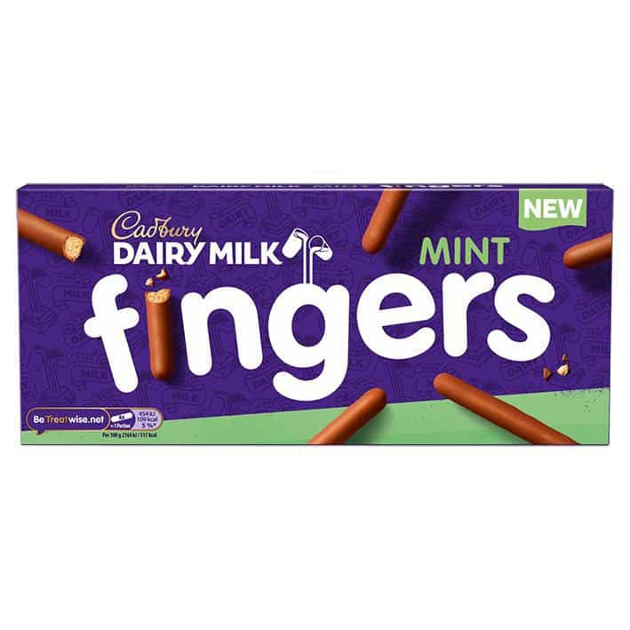 Cadbury Fingers Mint Flavor (114g)