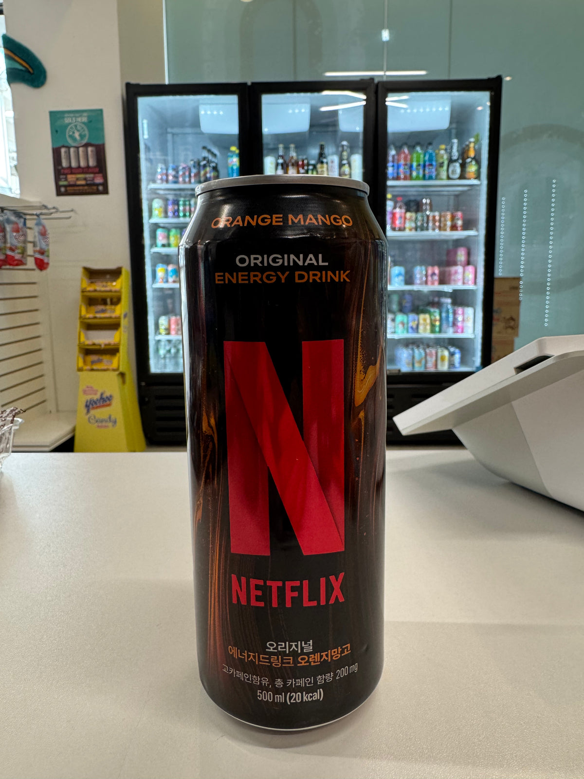 Netflix Orange Mango Energy Drink (500ml)