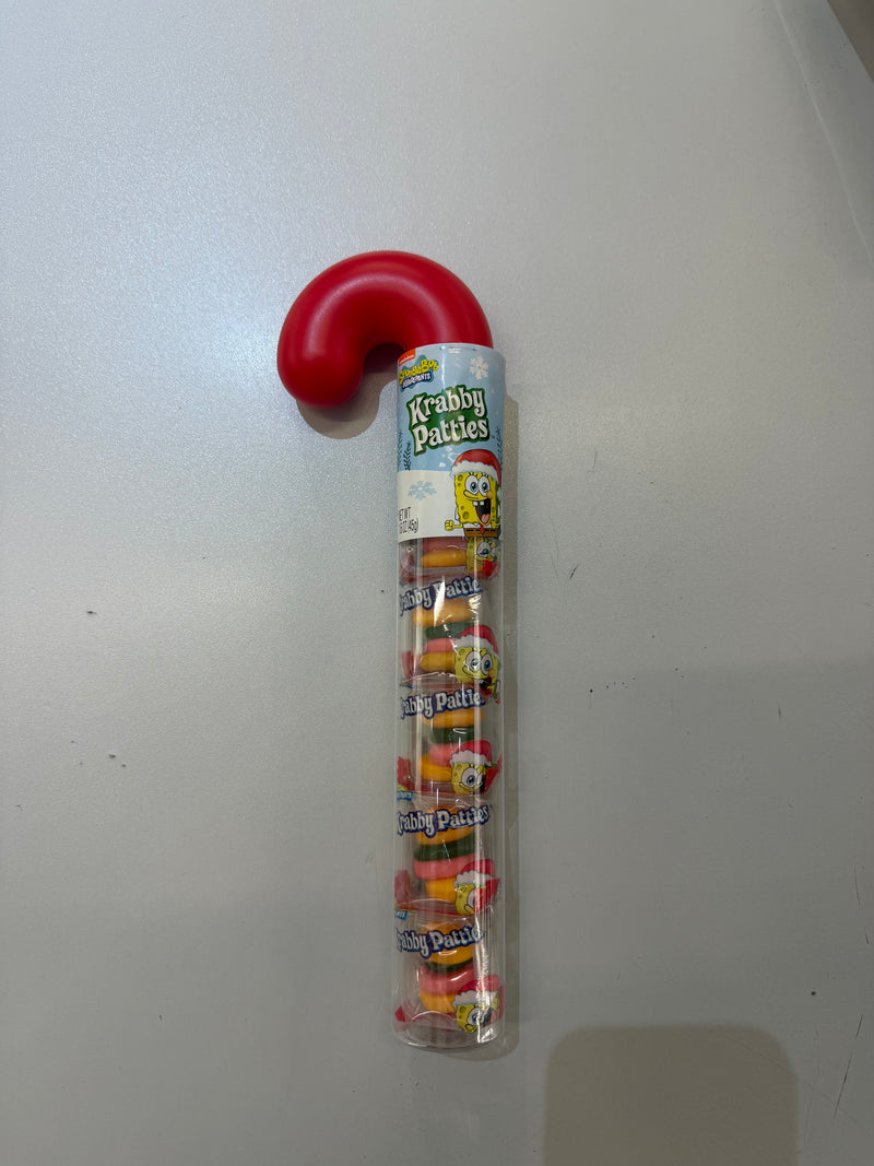 Krabby Patties Filled Holiday Cane (1.6oz)