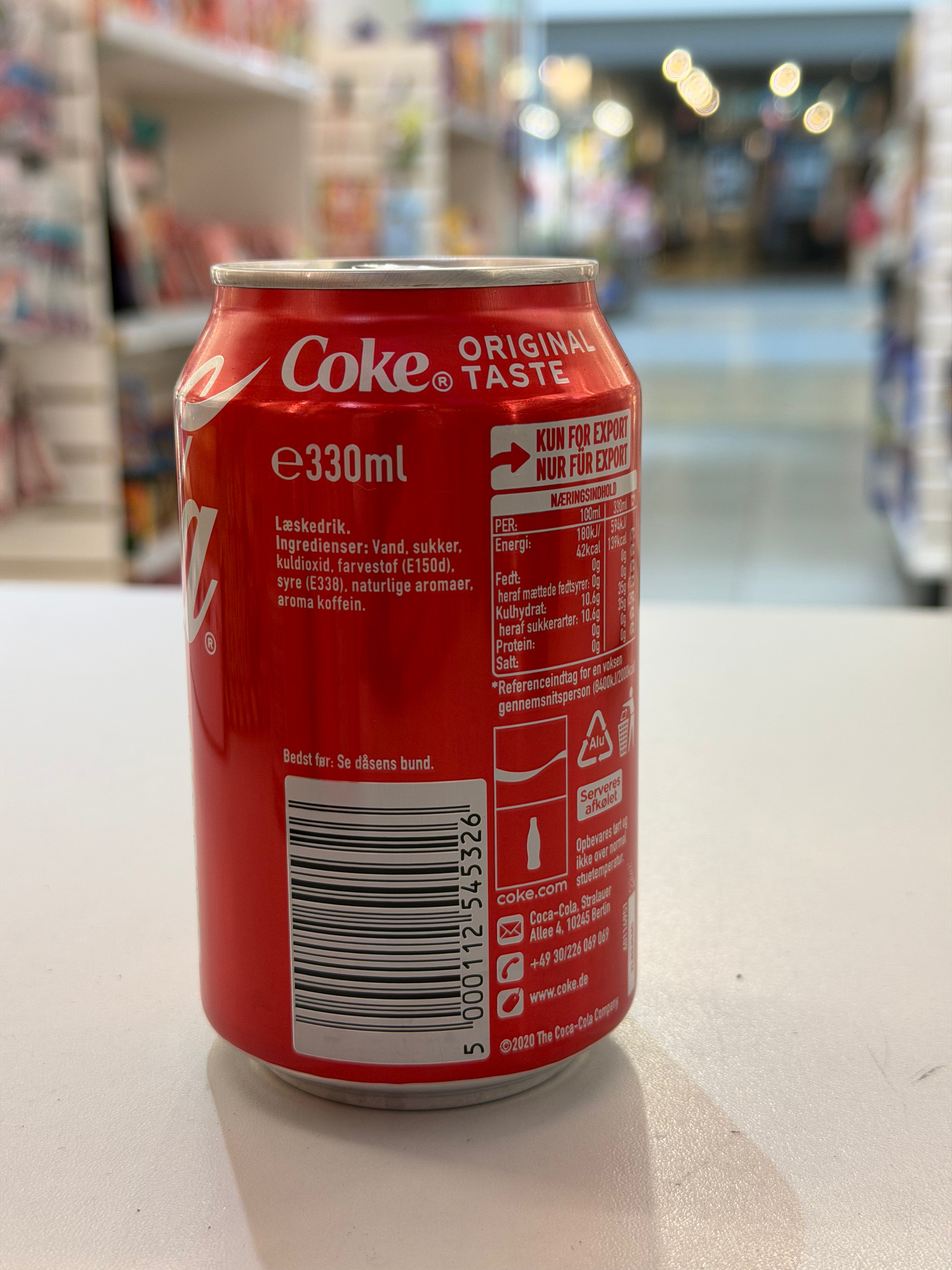 Coca-Cola Original Taste (German Version) (330ml)