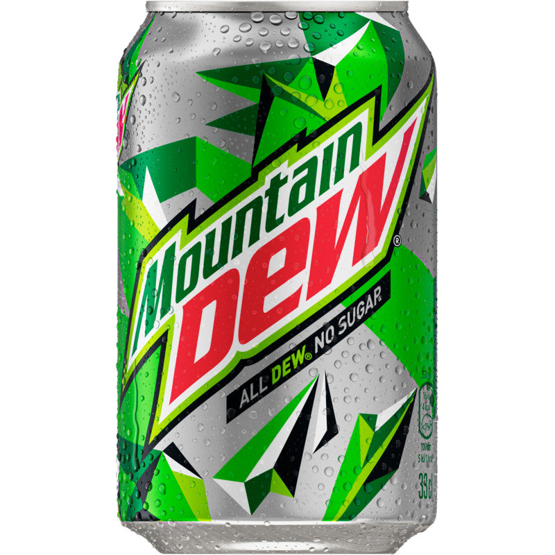 Mountain Dew Zero Sugar (Denmark Version) (330ml)