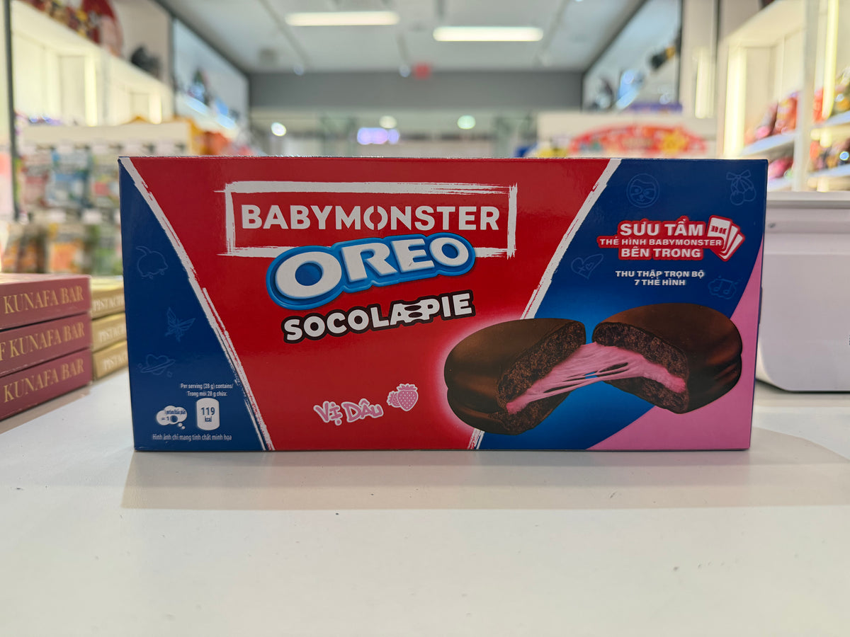Oreo Baby Monster Socola Pies Strawberry Cream (168g)