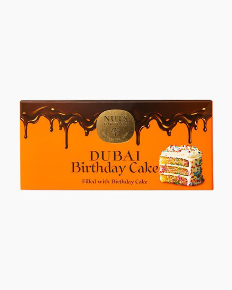 Nuts Factory Dubai Chocolate Birthda Cake Bar (6.3oz)