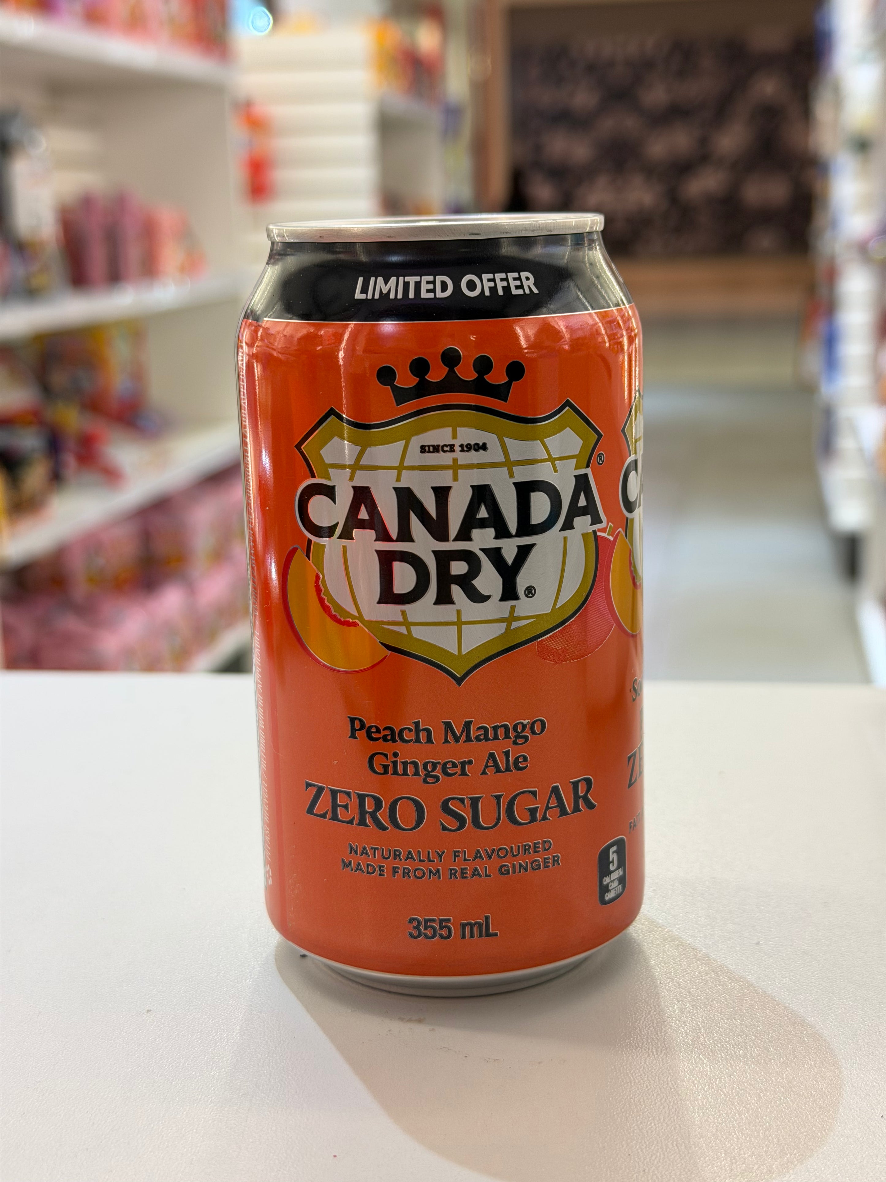 Canada Dry Peach Mango Can Zero Sugar (12oz)