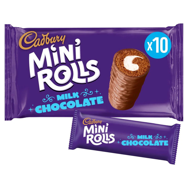 Cadbury Mini Rolls (10 Individually Wrapped Rolls)