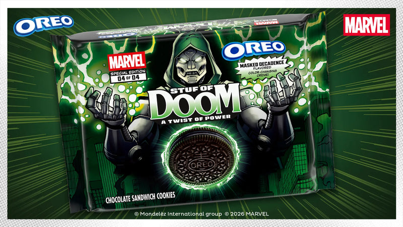 Oreo Marvel Dr. Doom Masked Decadence Flavor (10.68oz)