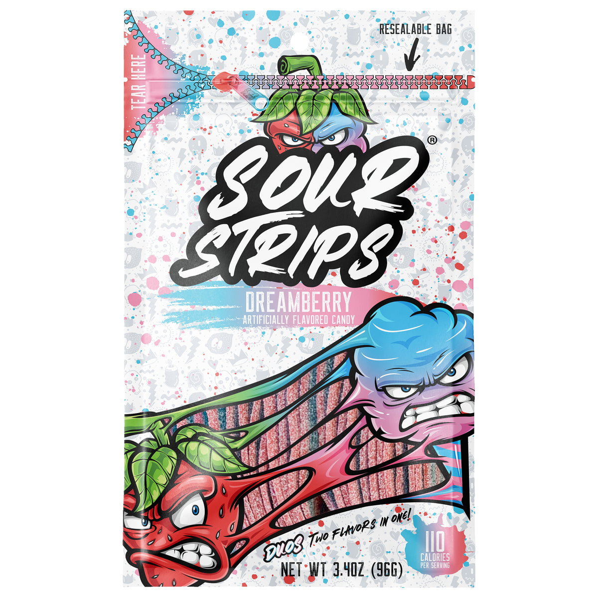 Sour Strips Dreamberry (3.4oz)
