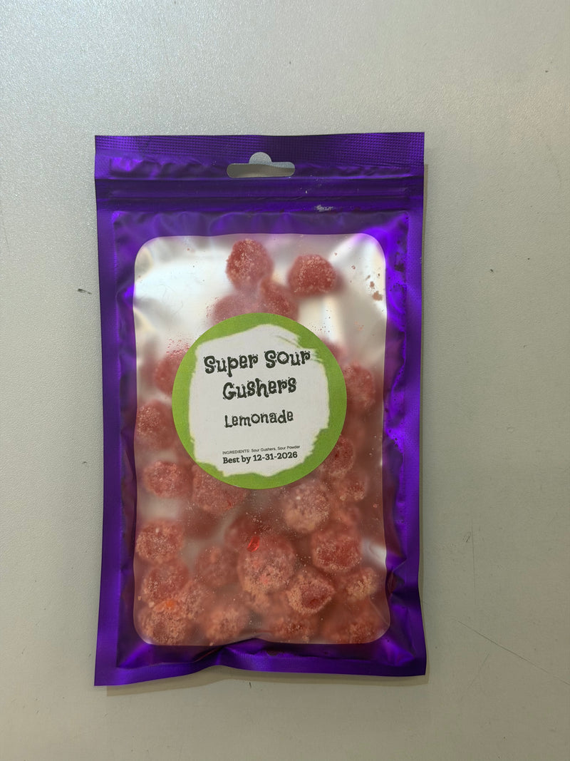 Super Sour Gushers Lemonade