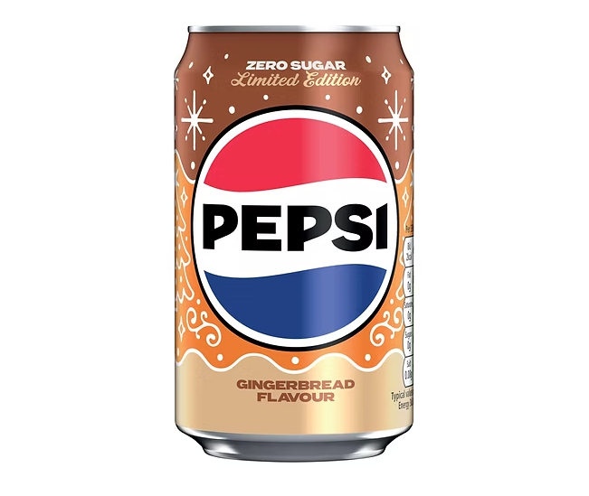 Pepsi Zero Sugar Gingerbread (330ml)