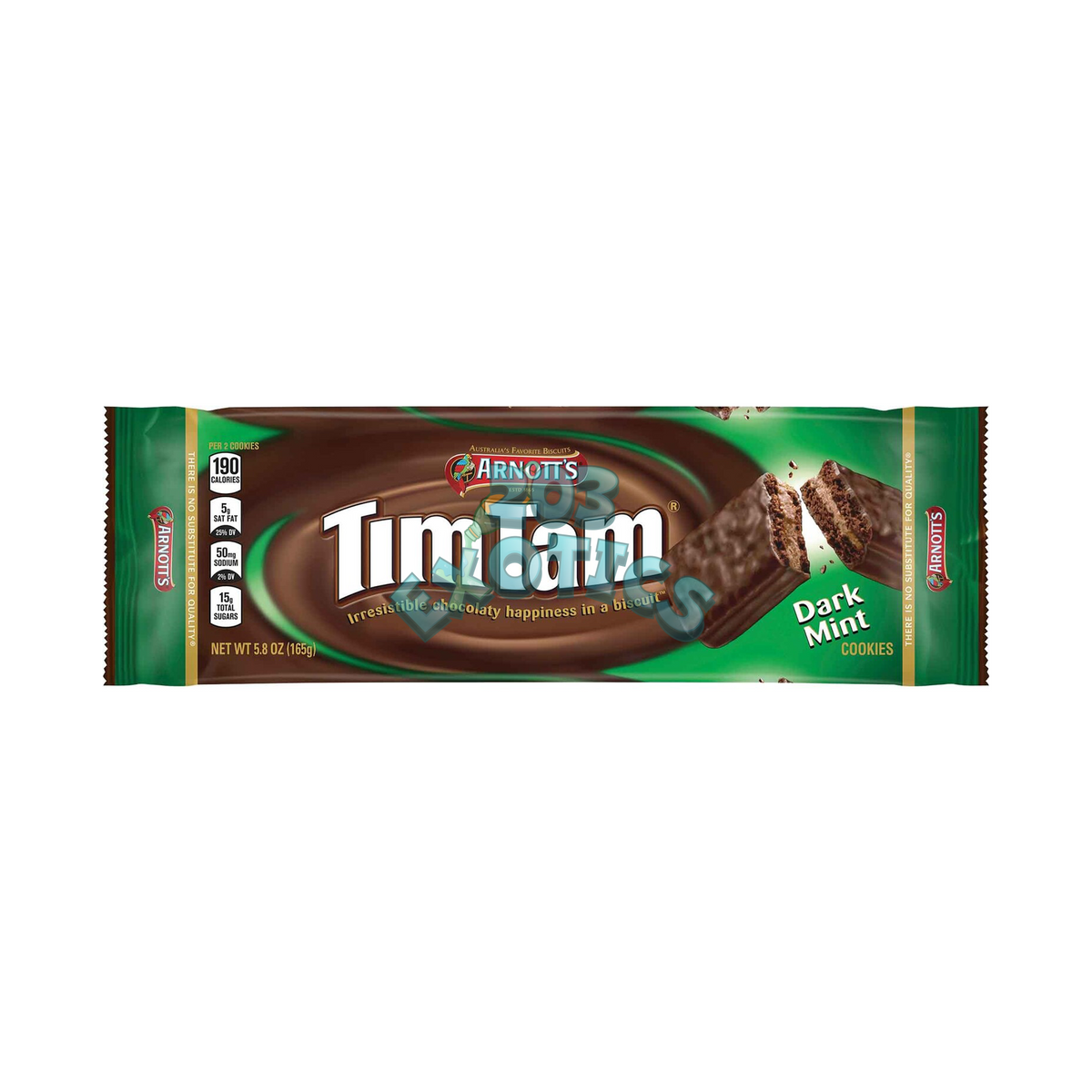 Arnott's Tim Tam Dark Mint Cookies (175g)