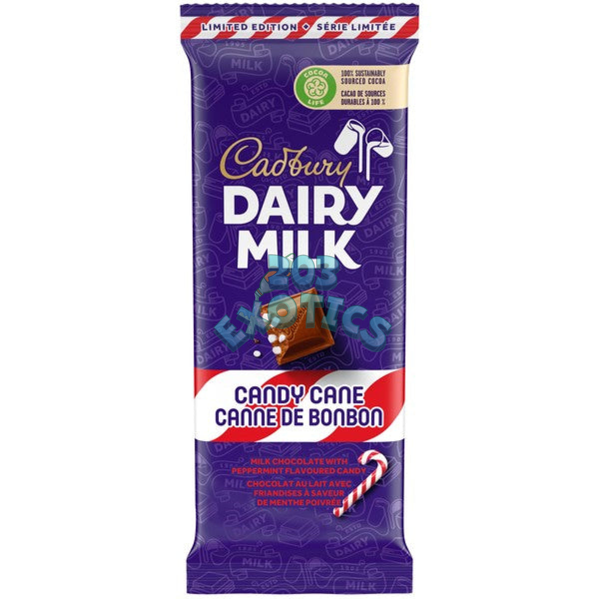 Cadbury Dairy Milk Candy Cane Bar (100g)