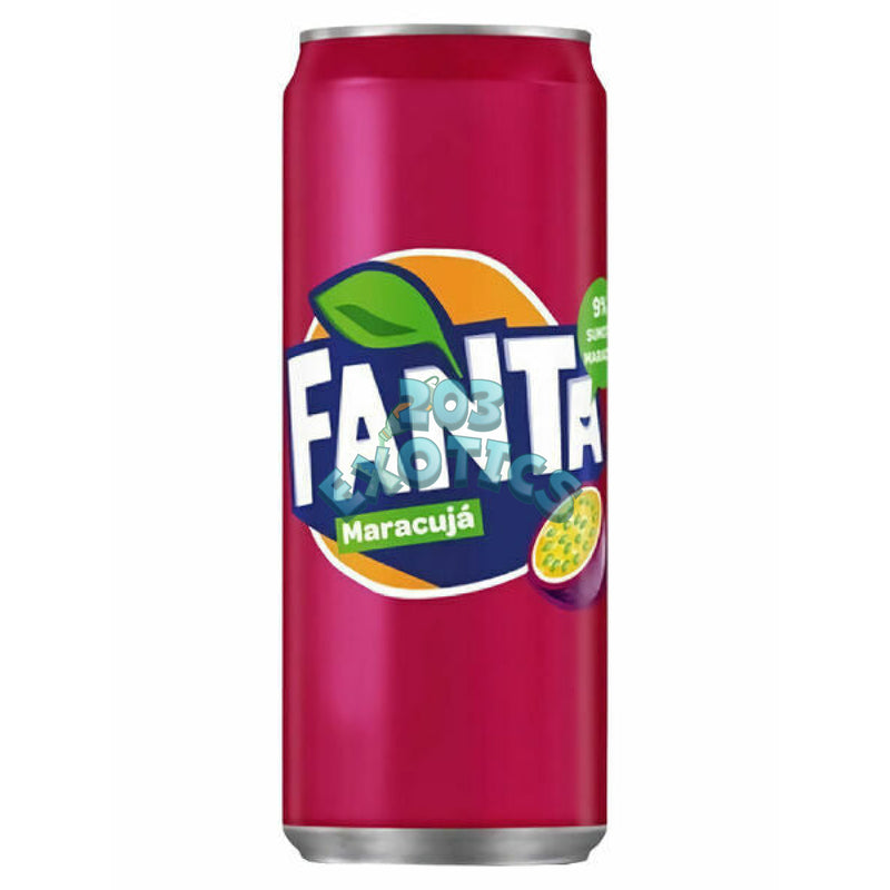 Fanta Maracujá (Passion Fruit) (Zero Sugar) (330ml)
