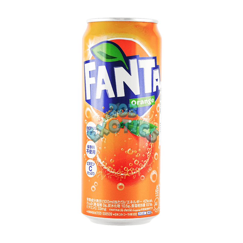 Fanta Orange Soda Can 500ml (Japan)