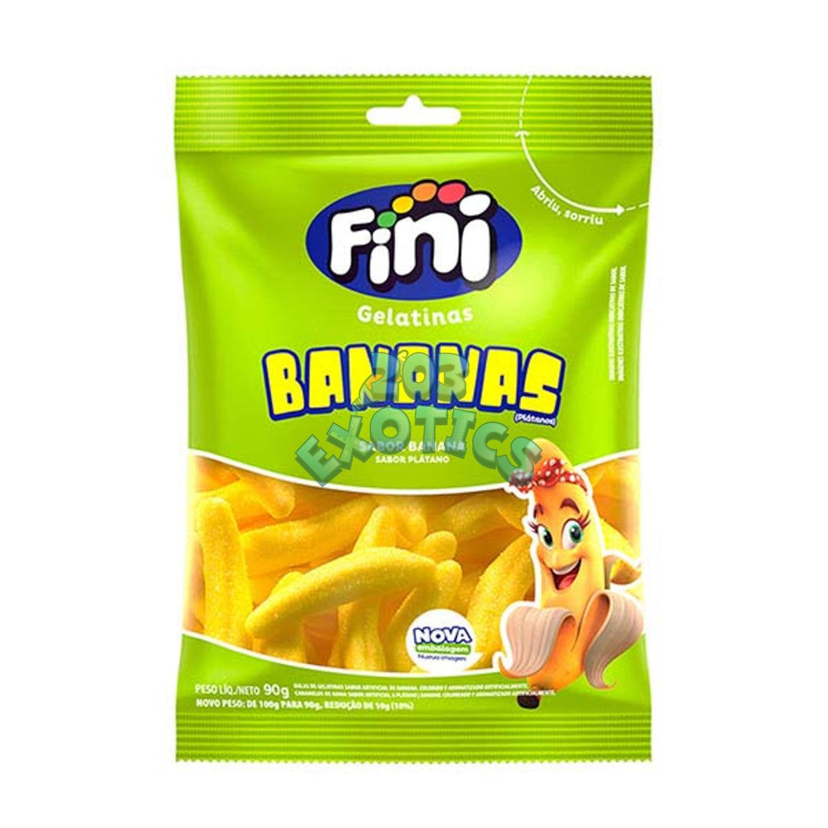 Fini Banana Flavor (90g) (Zero Sugar) (Gluten Free)