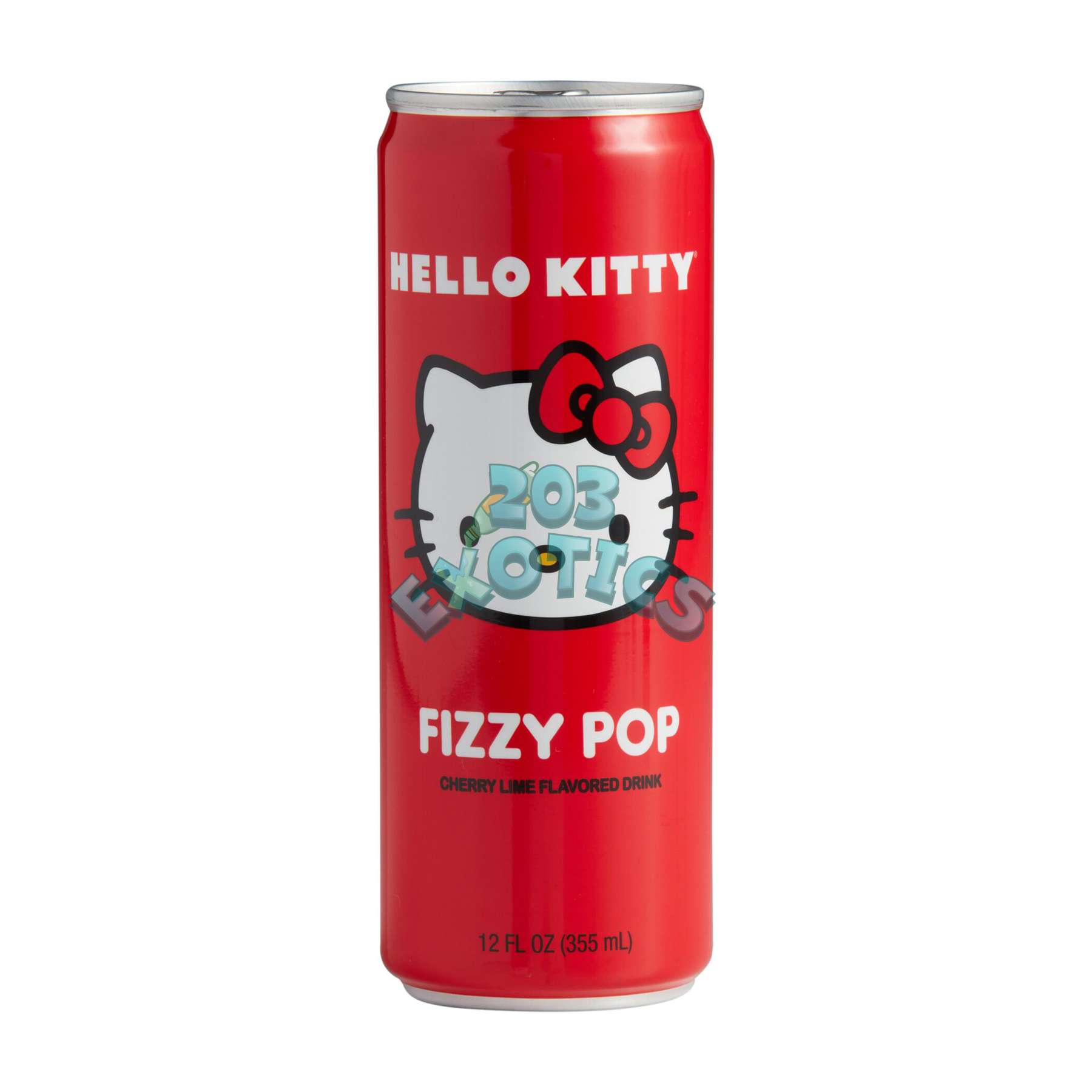 Fizzy Pop Hello Kitty Cherry Lime Flavored Soda (12 Fl Oz)
