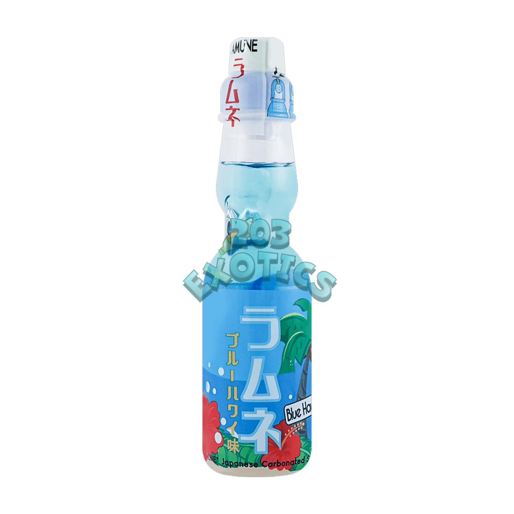 Hatakosen Blue Hawaii Ramune (200Ml)