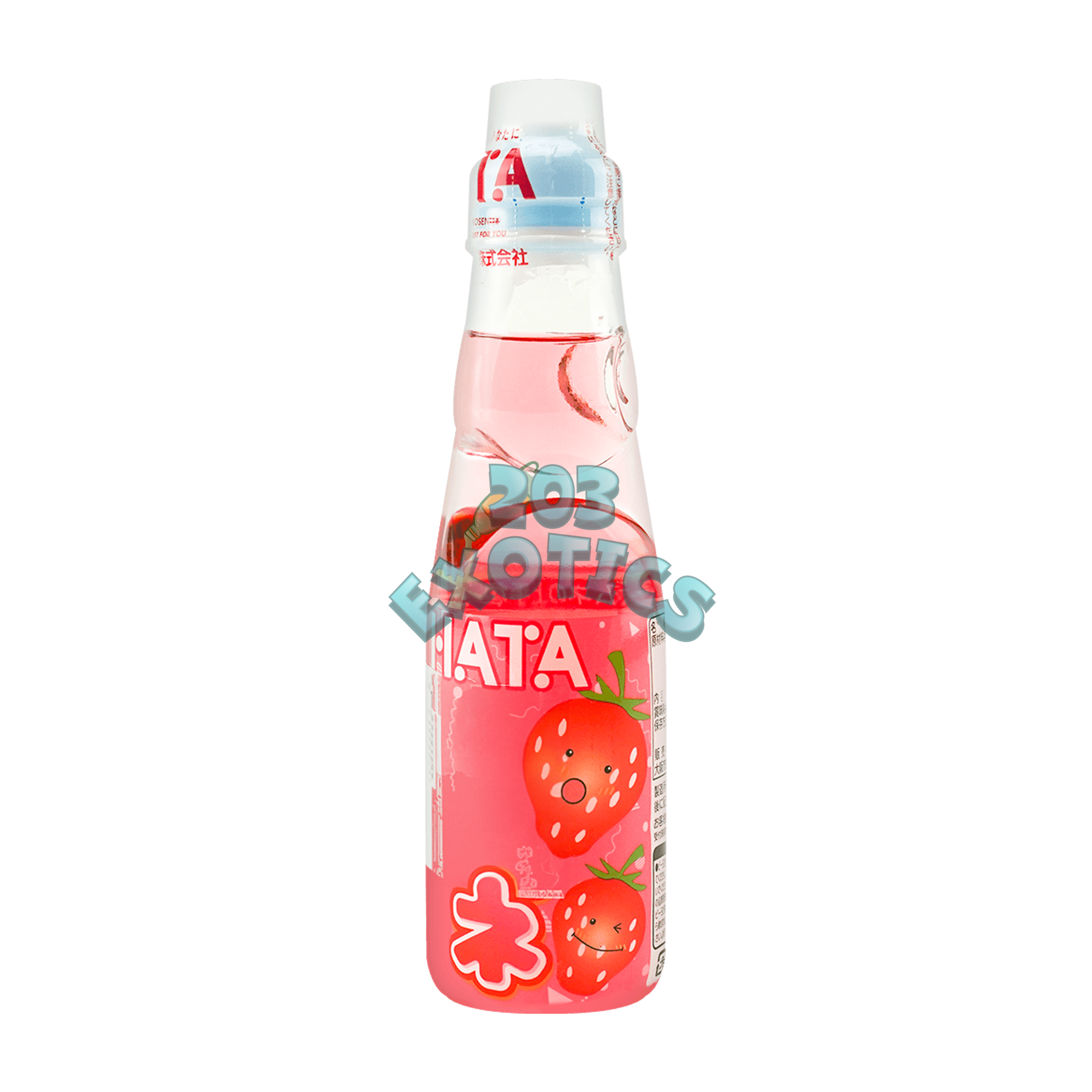 Hatakosen Strawberry Ramune (200Ml)