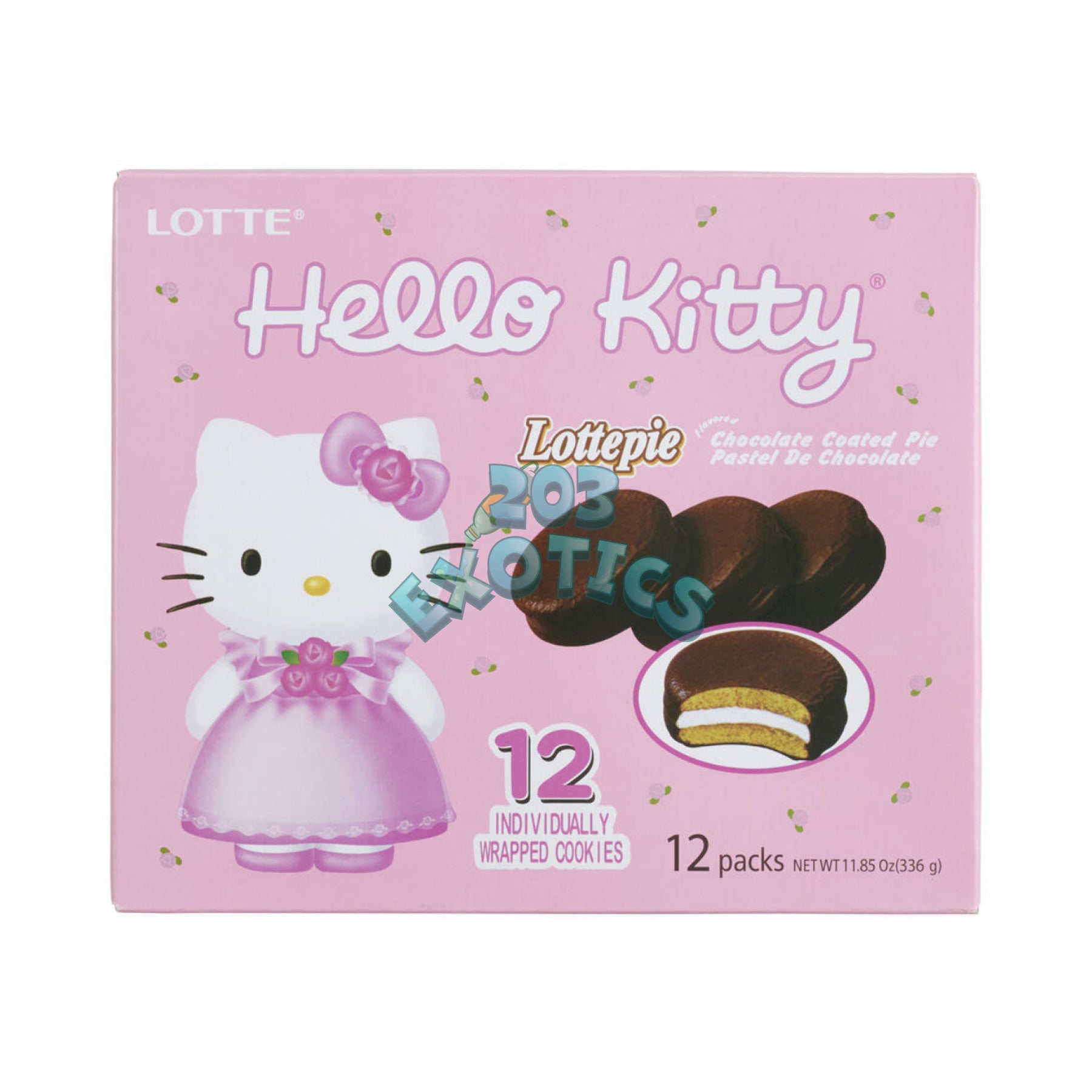 Hello Kitty Lottepie (336G)(12 Pies)