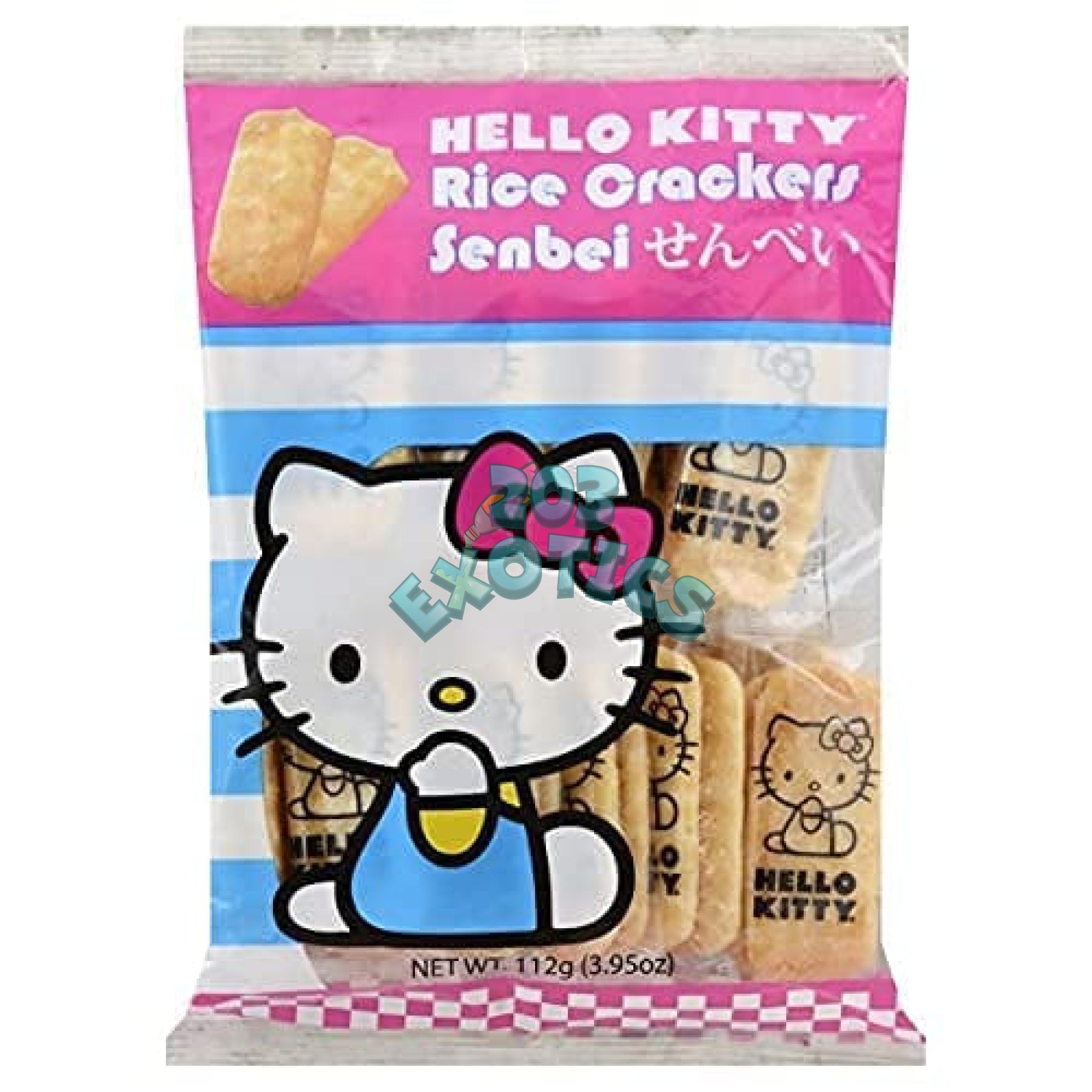 Hello Kitty Rice Cracker Senbei (112G)