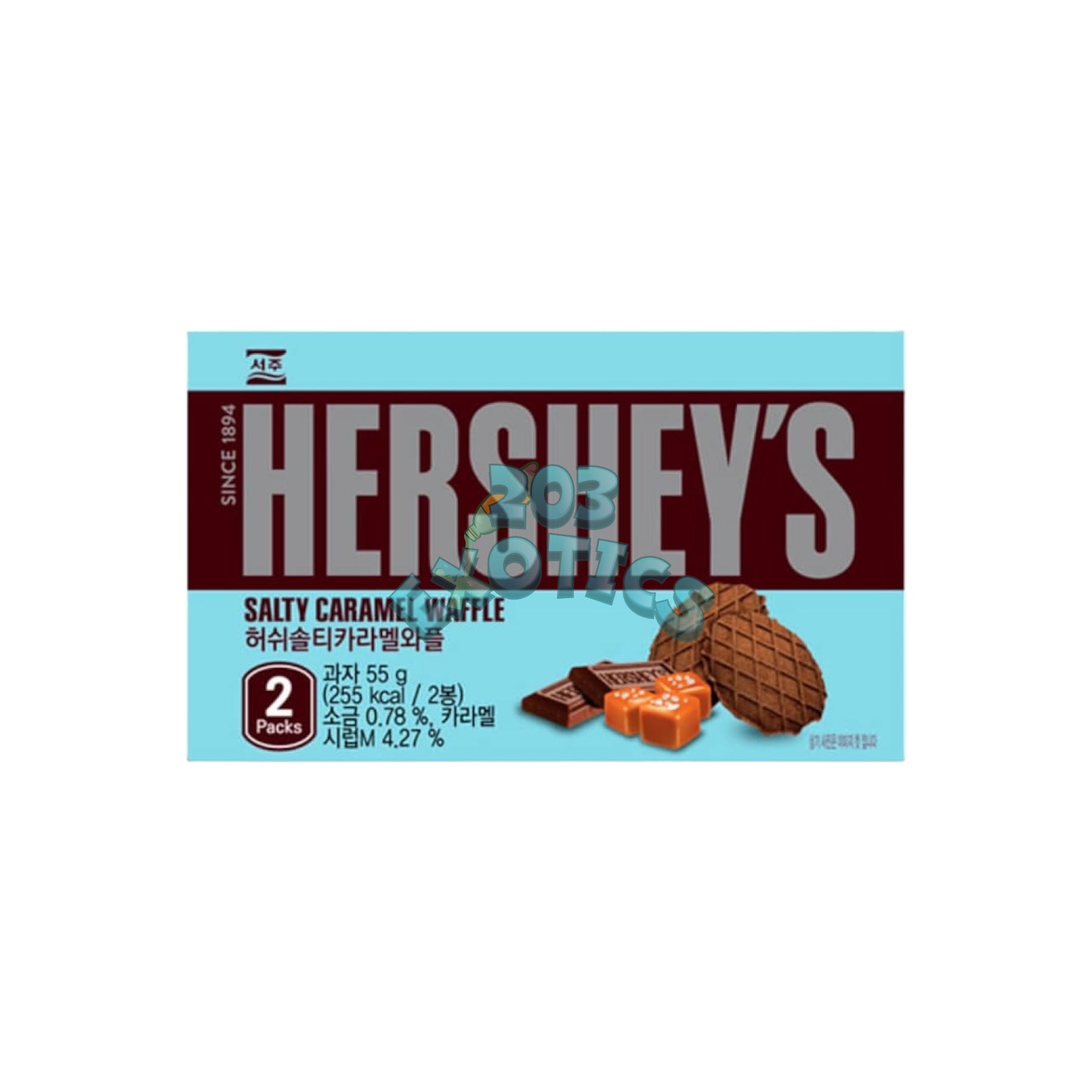 Hershey Salted Caramel Waffle Wafer - 2Pcs Cookie