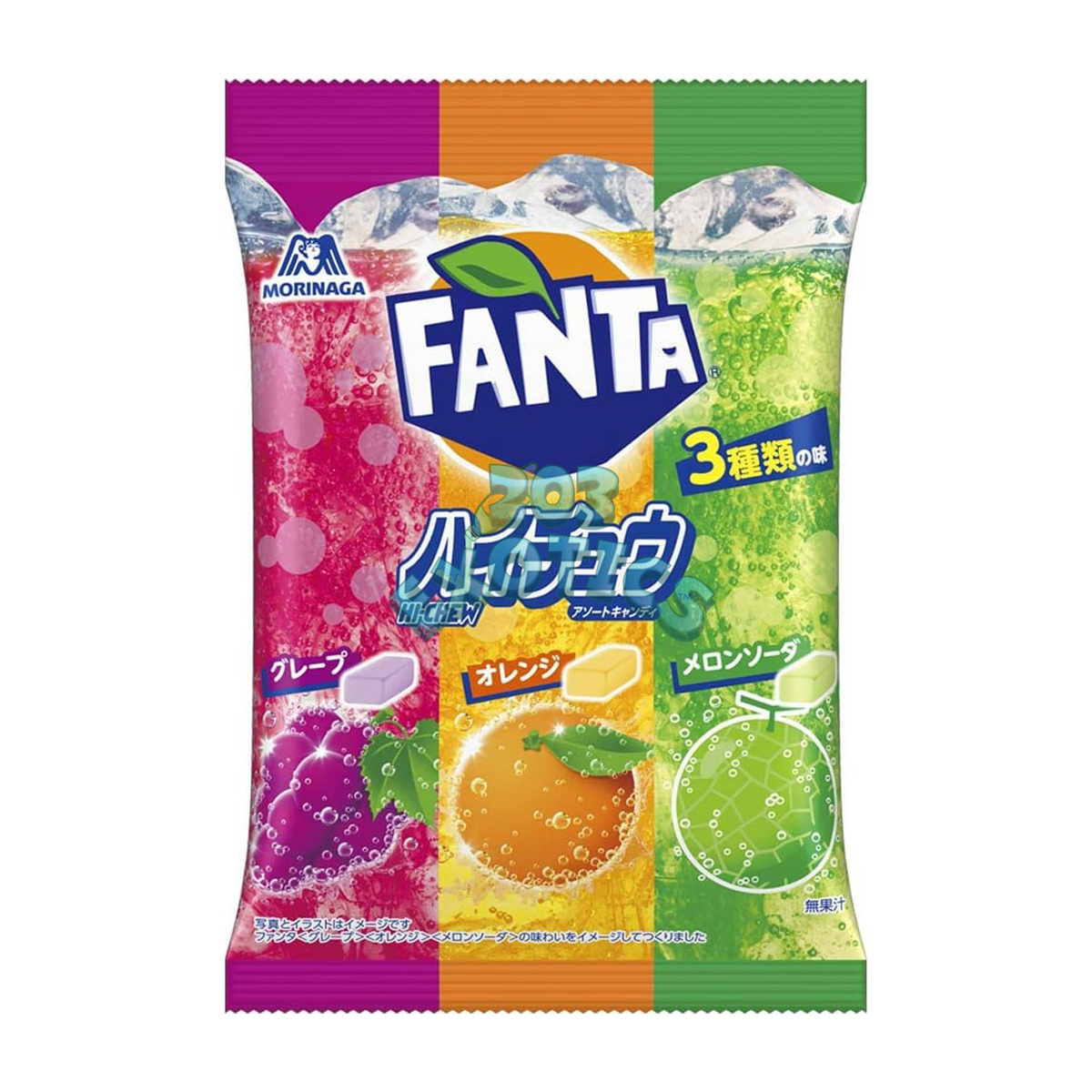 Hi-Chew Fanta (Grape, Orange, Melon)