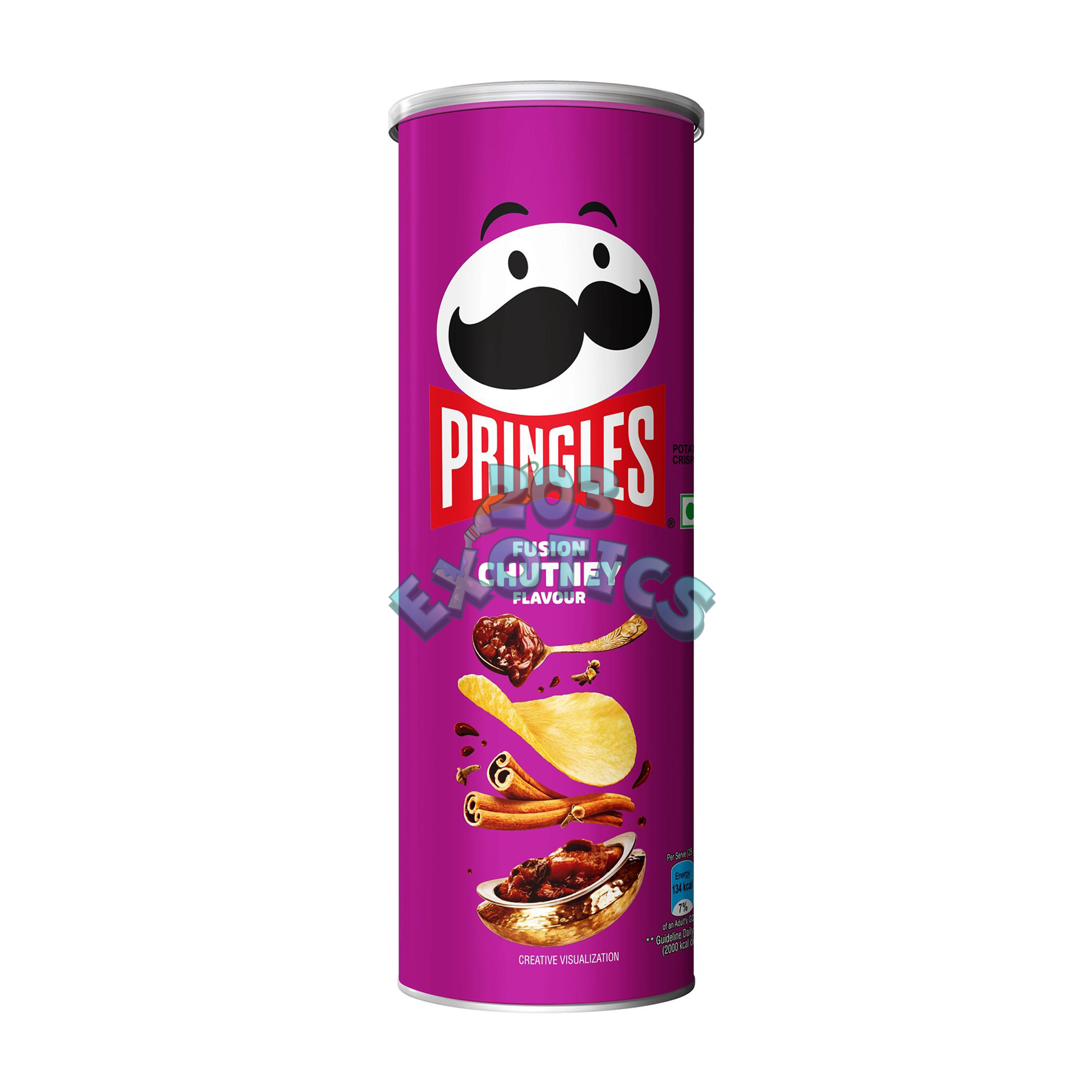 Kelloggs Pringles Fusion Chutney Flavored Chips (107G)