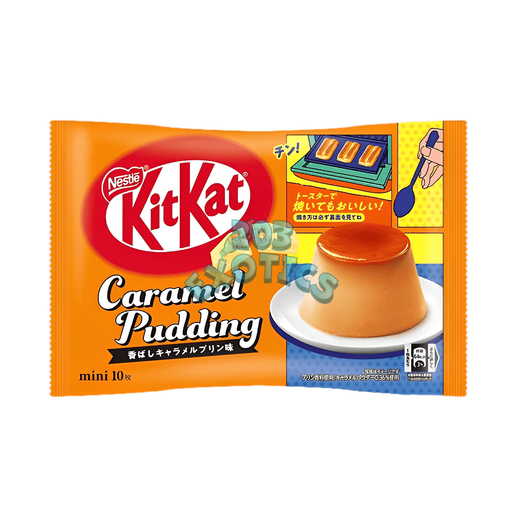 Kit Kat Caramel Pudding Mini Chocolate Wafers (10Pc)