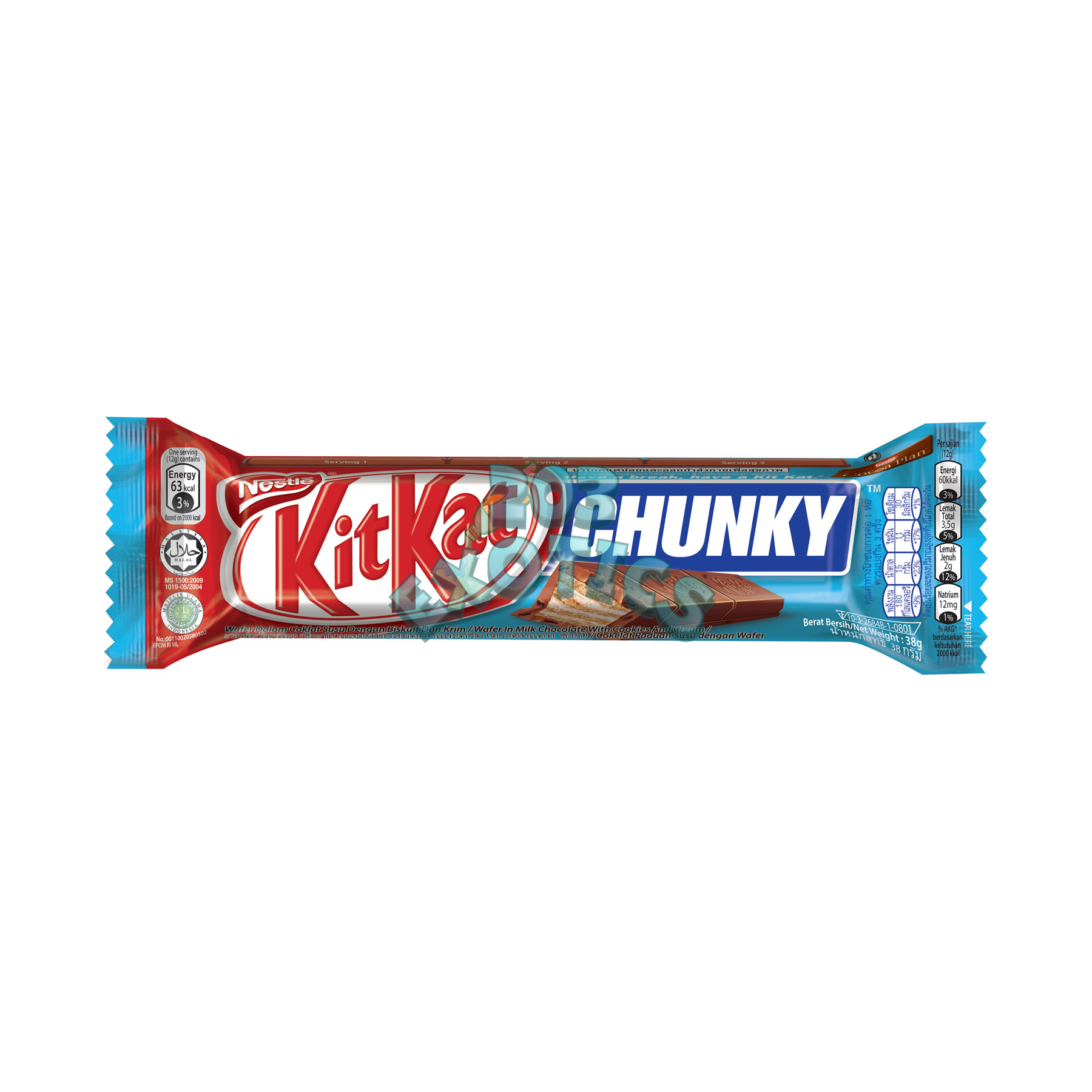 Kit Kat Chunky Cookies & Cream (Thailand) (38G) Chocolate