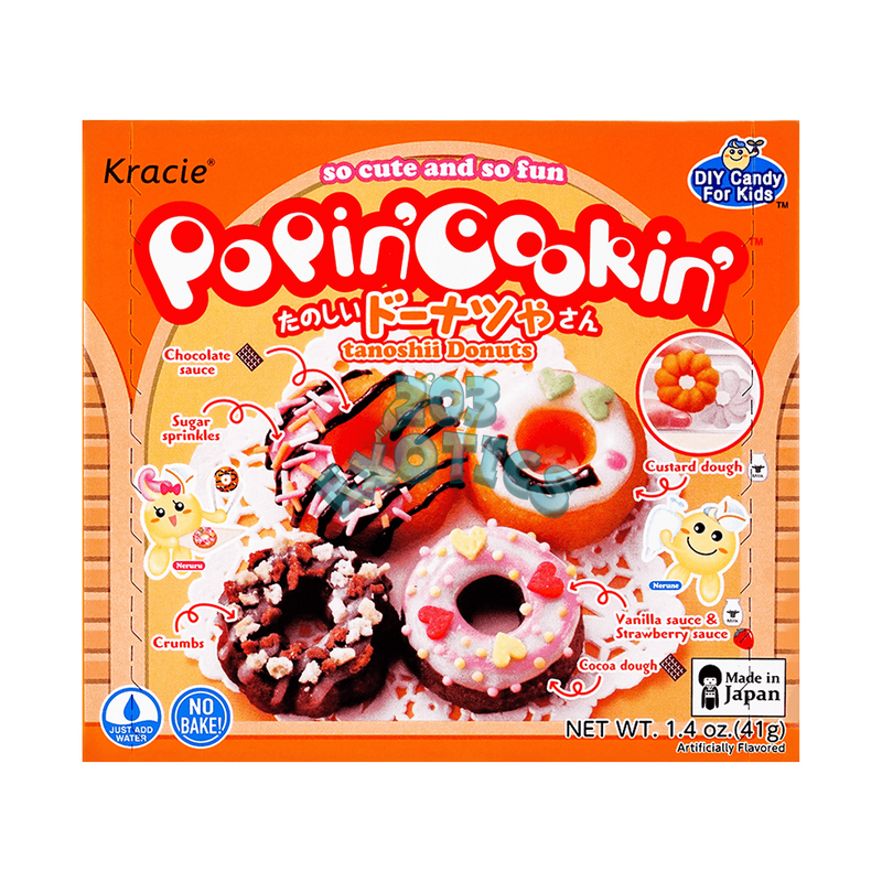 Kracie Popin' Cookin' Kit Soft Donuts DIY Candy (41g)