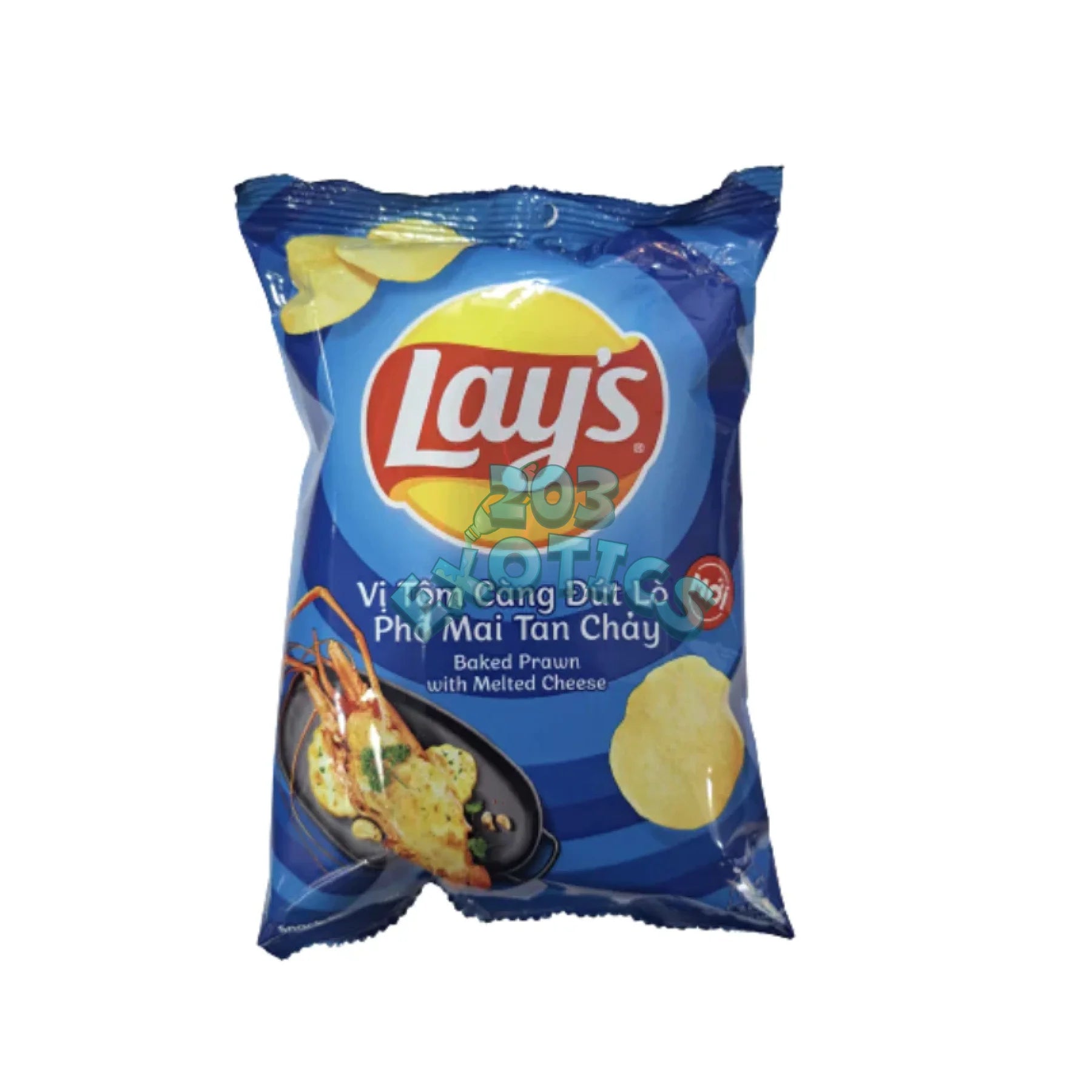 Lays Baked Prawn With Melted Cheese Flavored Chips (58G)