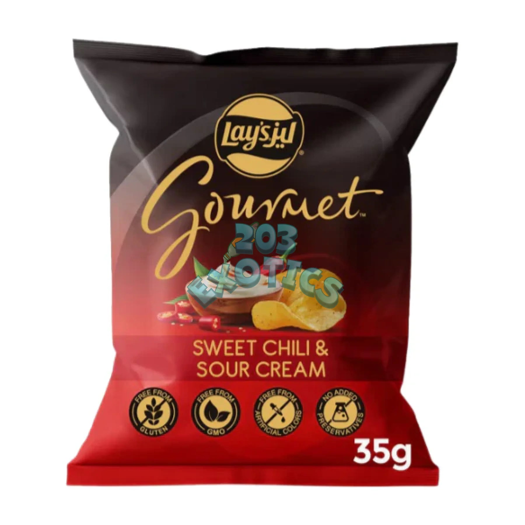 Lay’s Gourmet Sweet Chili & Sour Cream (35G) Gluten Free!